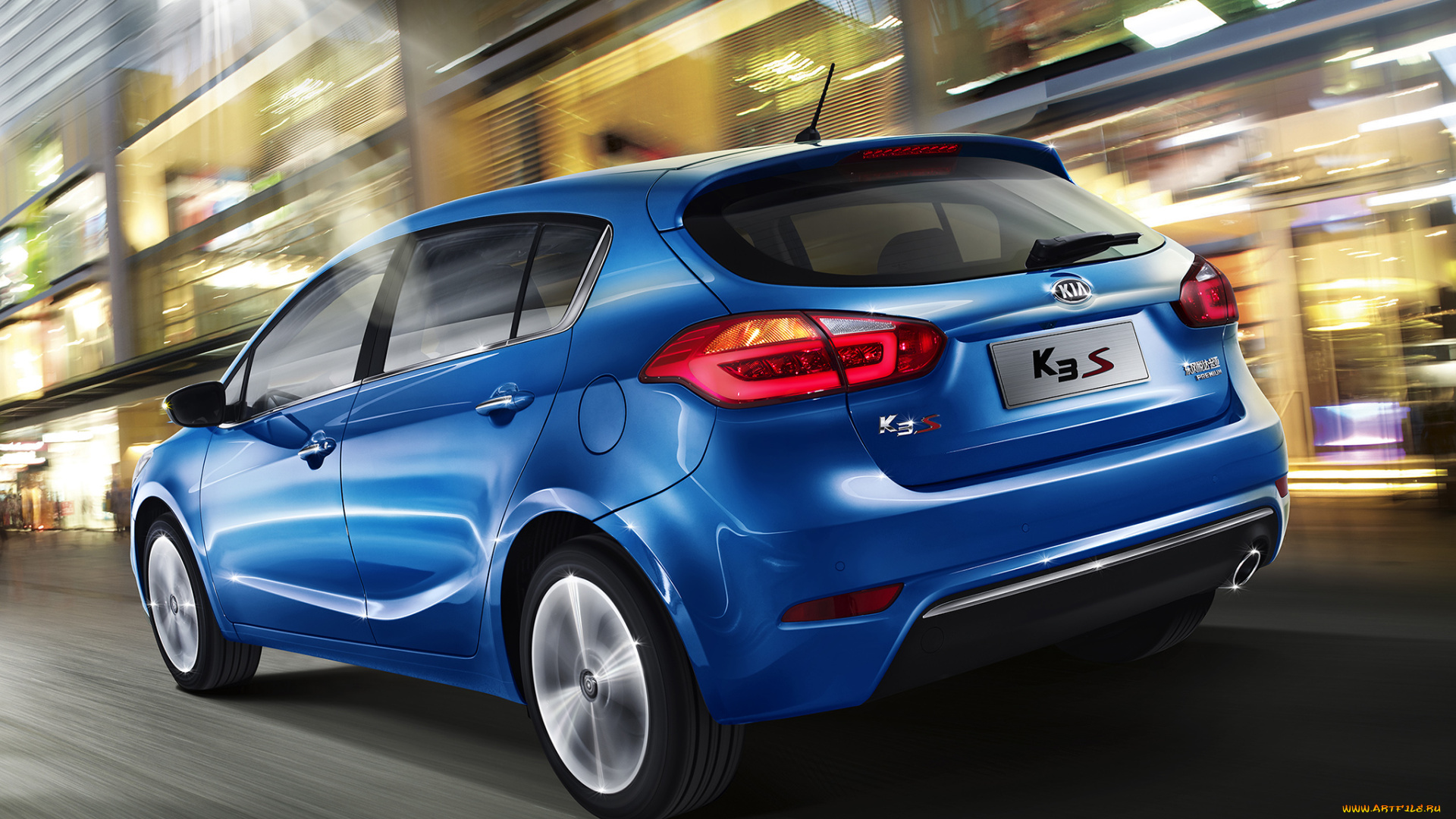 автомобили, kia, синий, k3s, 2014