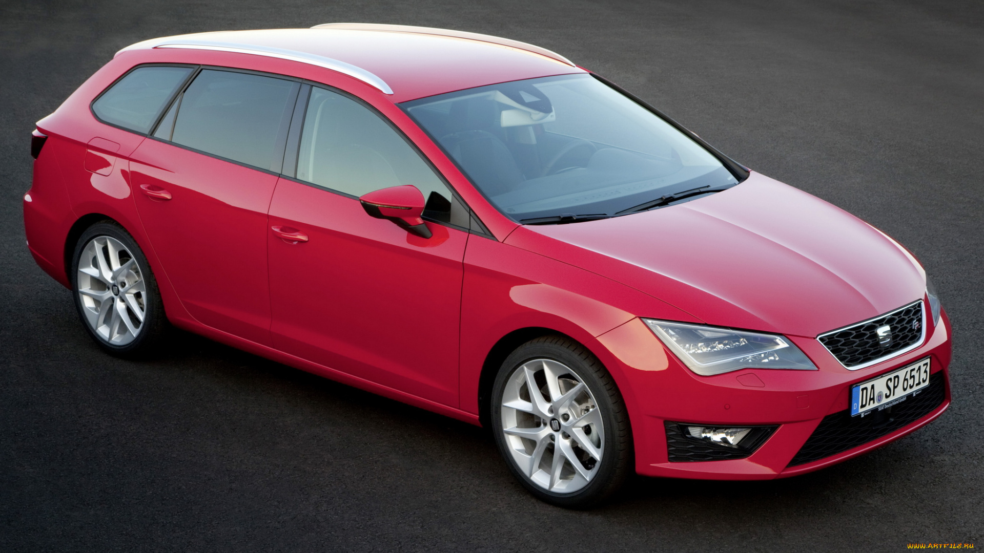 автомобили, seat, leon, красный, 2012