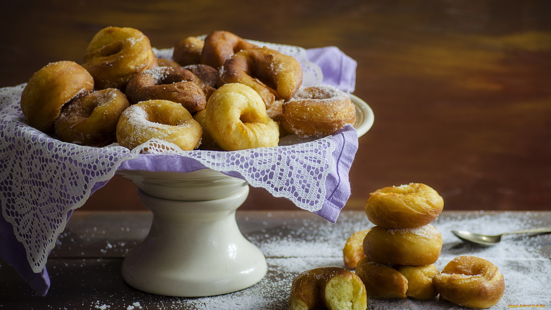 еда, хлеб, , выпечка, пончики