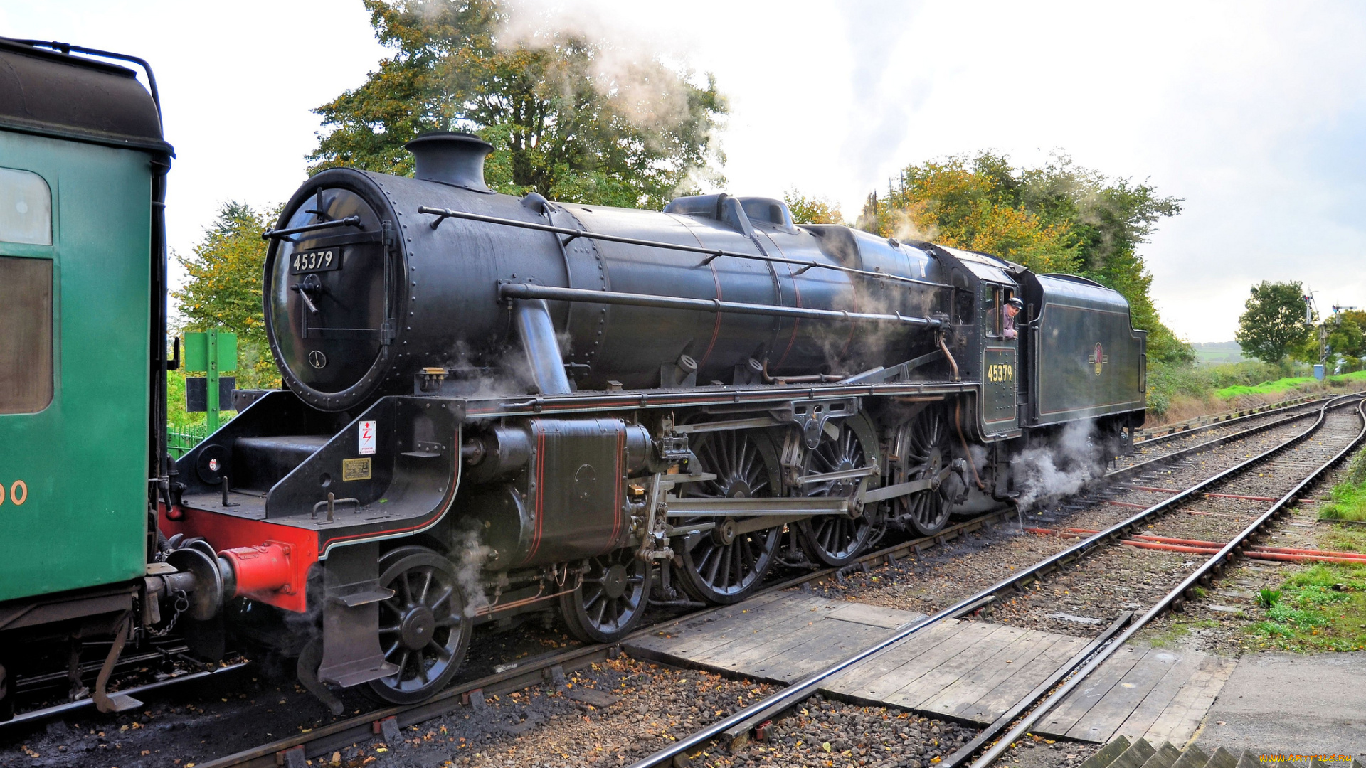 техника, паровозы, дорога, рельсы, железная, паровоз