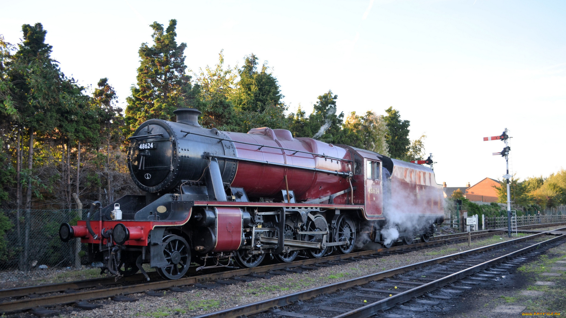 техника, паровозы, рельсы, паровоз, железная, дорога