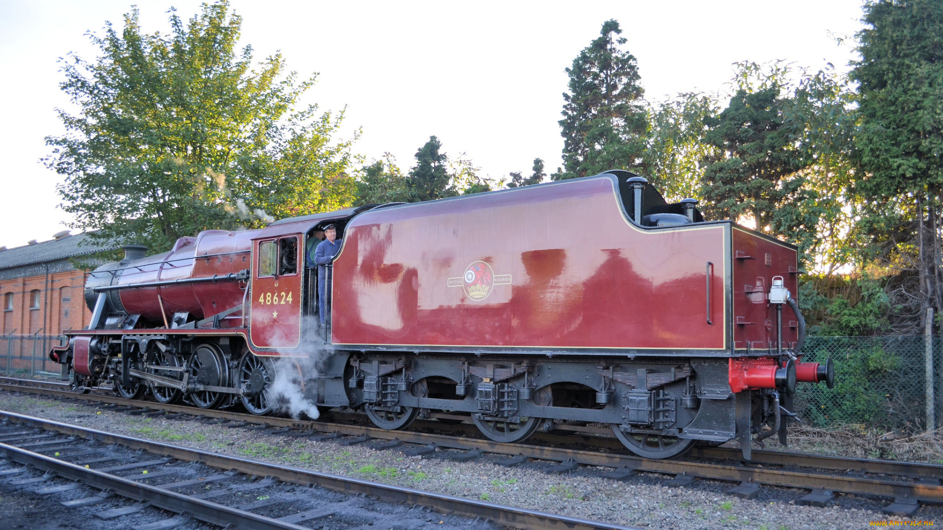 техника, паровозы, железная, паровоз, рельсы, дорога