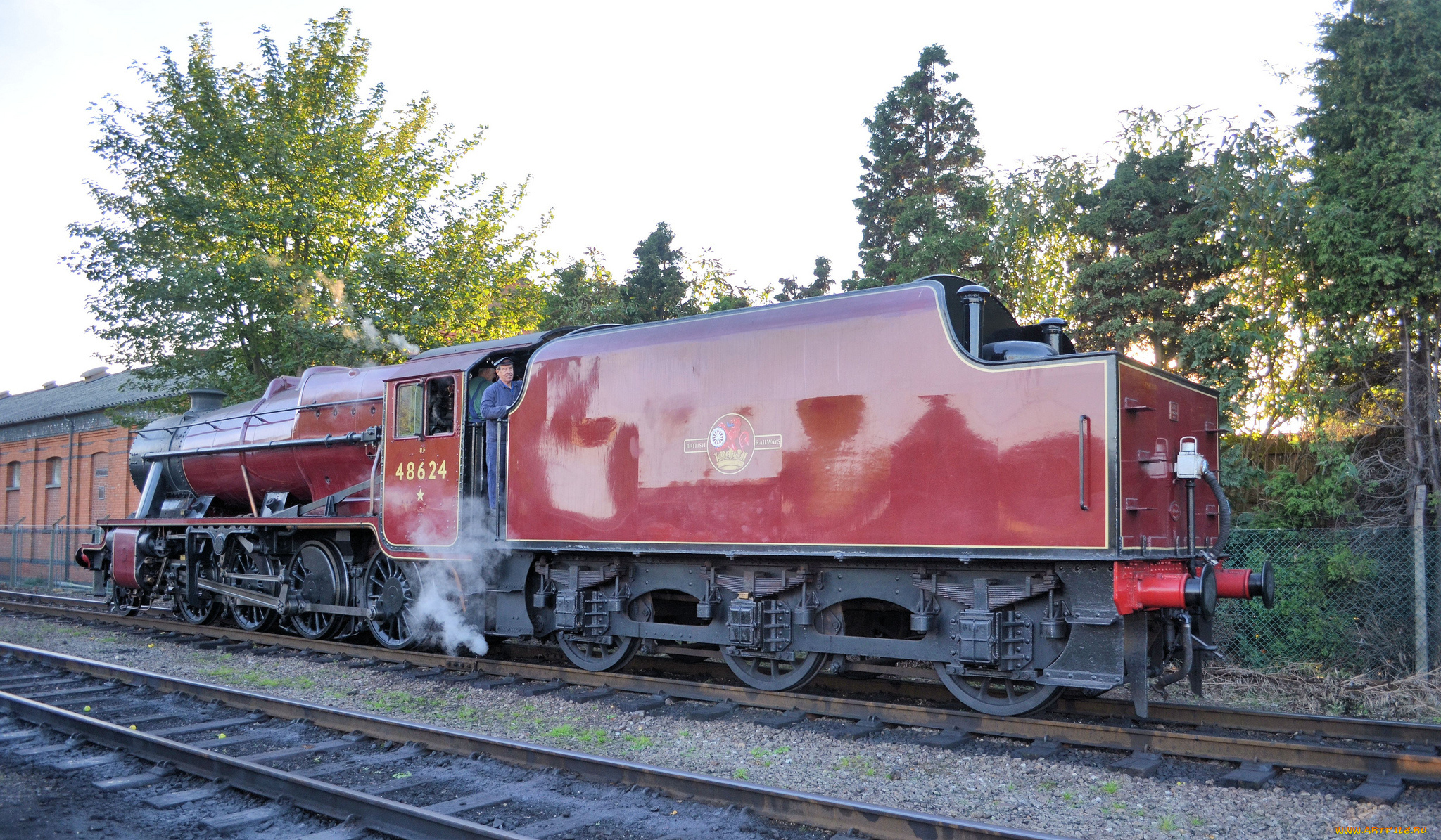 техника, паровозы, железная, паровоз, рельсы, дорога