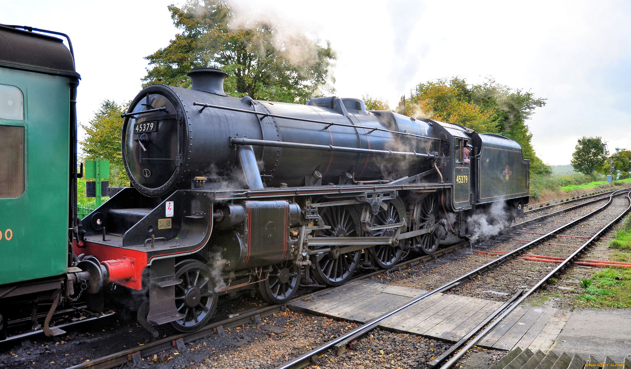 техника, паровозы, дорога, рельсы, железная, паровоз