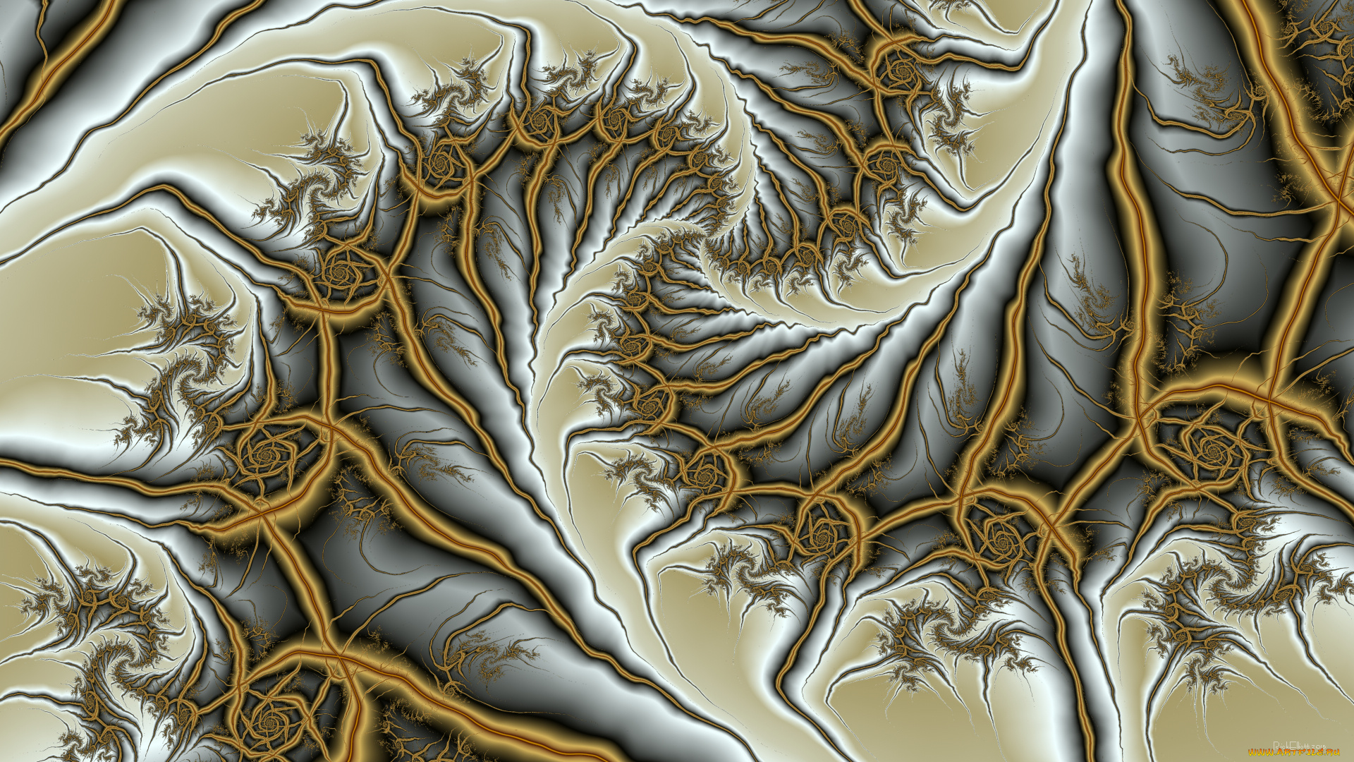 3д, графика, фракталы, , fractal, узор, цвета, фон