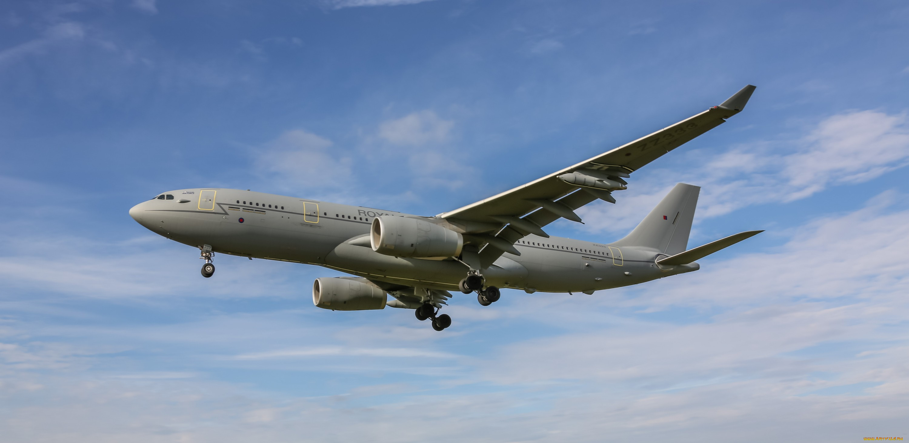 airbus, kc2, voyager, , a330-243mrtt, авиация, военно-транспортные, самолёты, облака, полет, небо, самолет