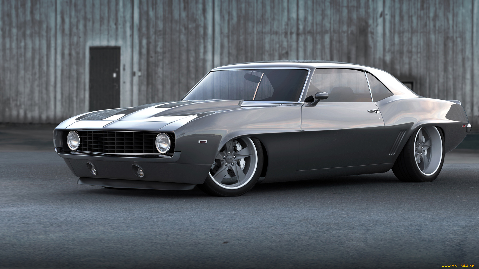 автомобили, 3д, camaro