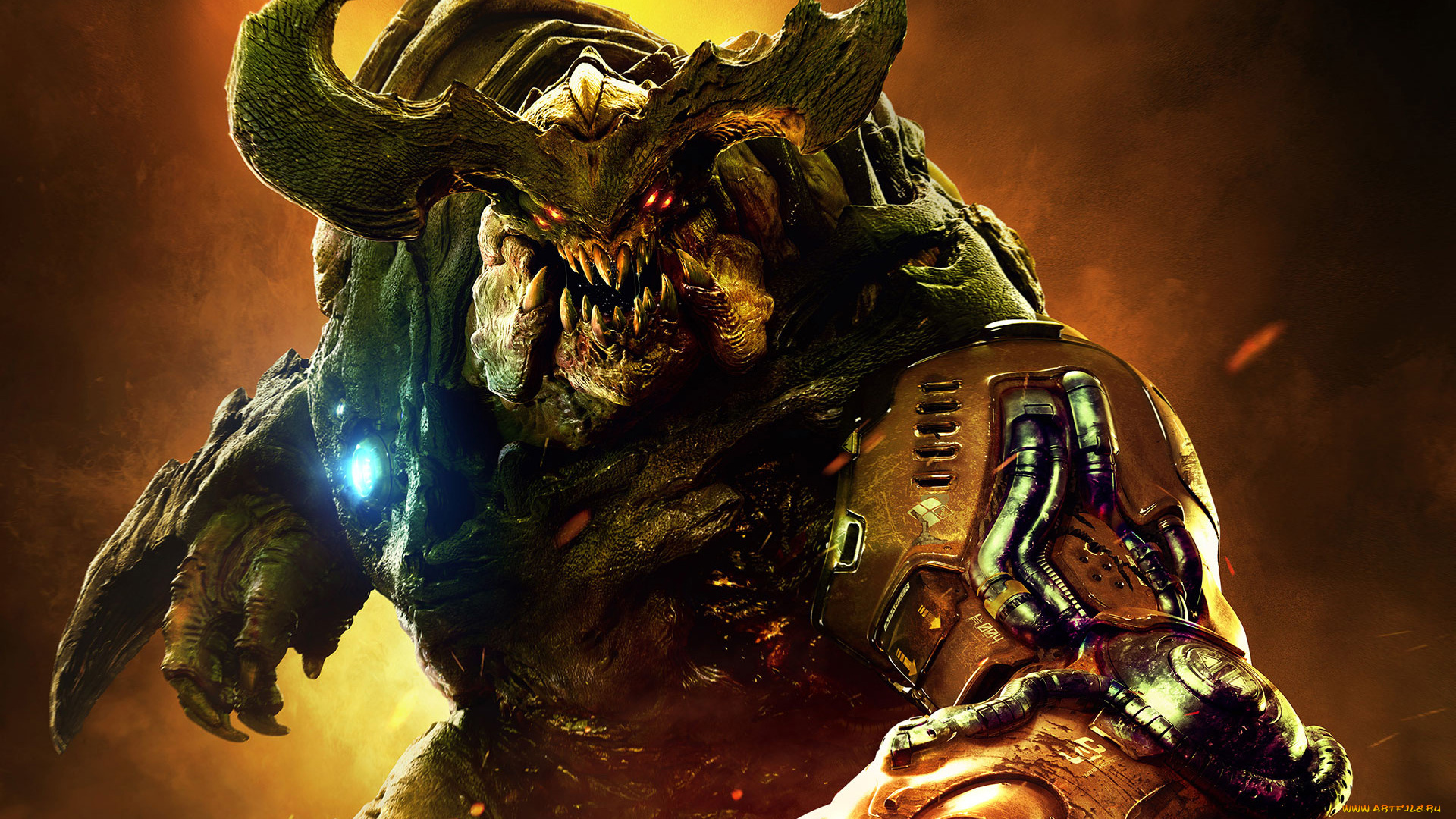 doom, 2016, видео, игры, action, шутер, фантастика, боевик, doom, 2016