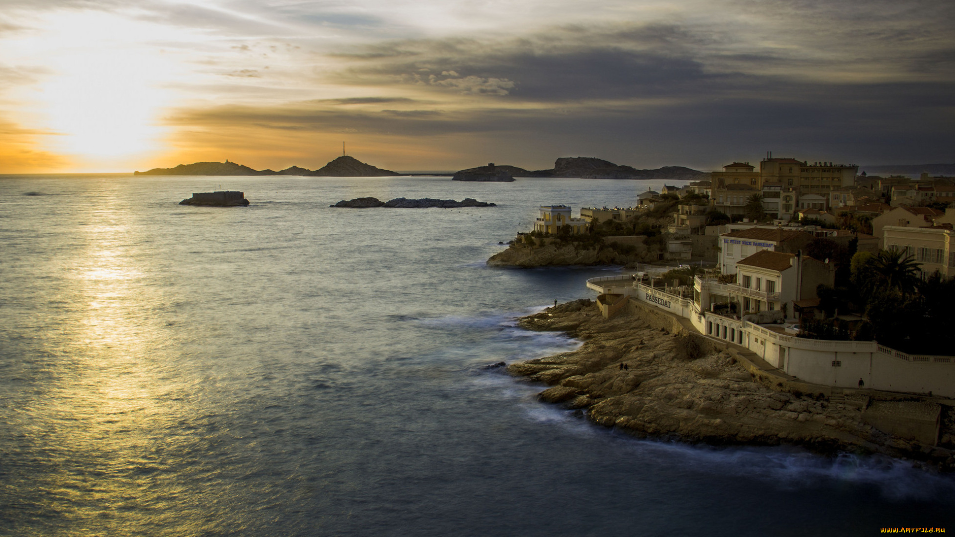 города, -, пейзажи, рассвет