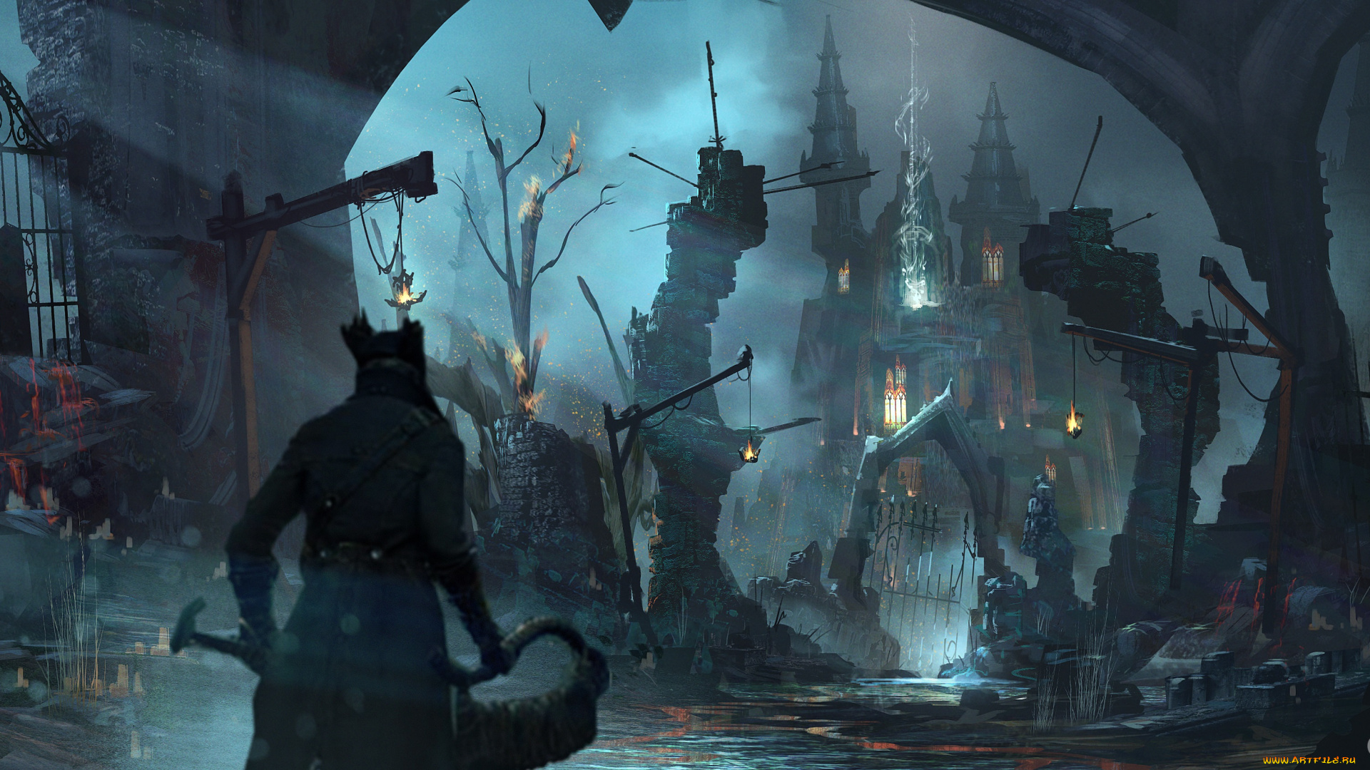 видео, игры, bloodborne