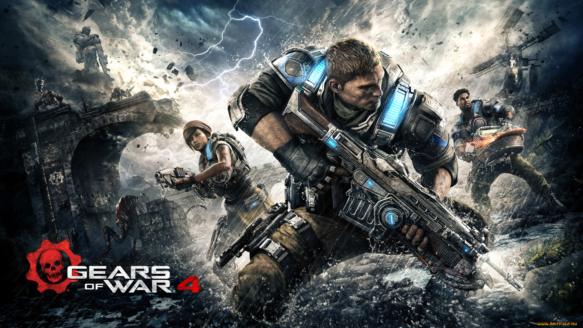 видео, игры, gears, of, war, 4, gears, of, war, 4, action, шутер