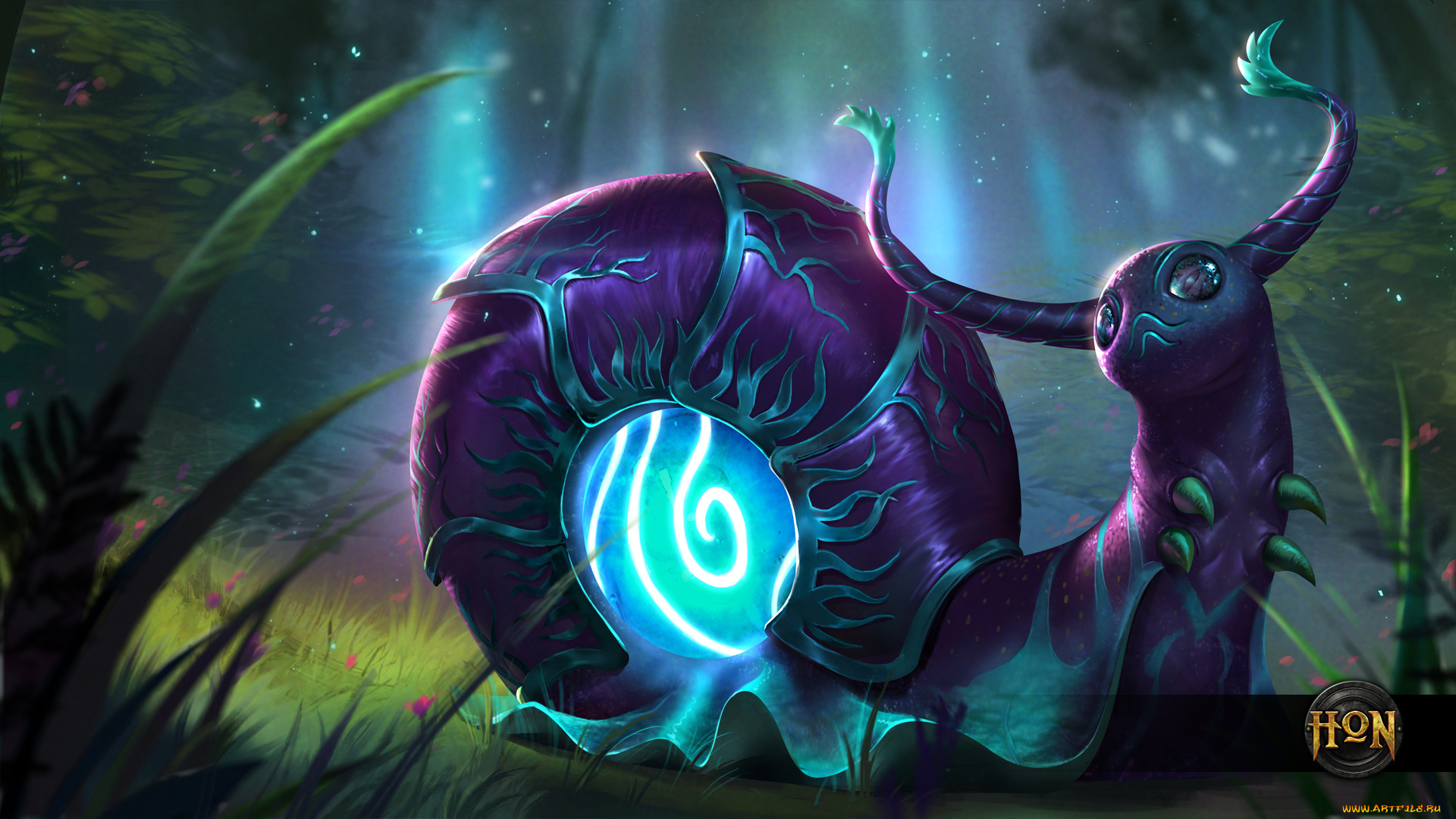 видео, игры, heroes, of, newerth, hon, улитка, heroes, of, newerth, shellshock