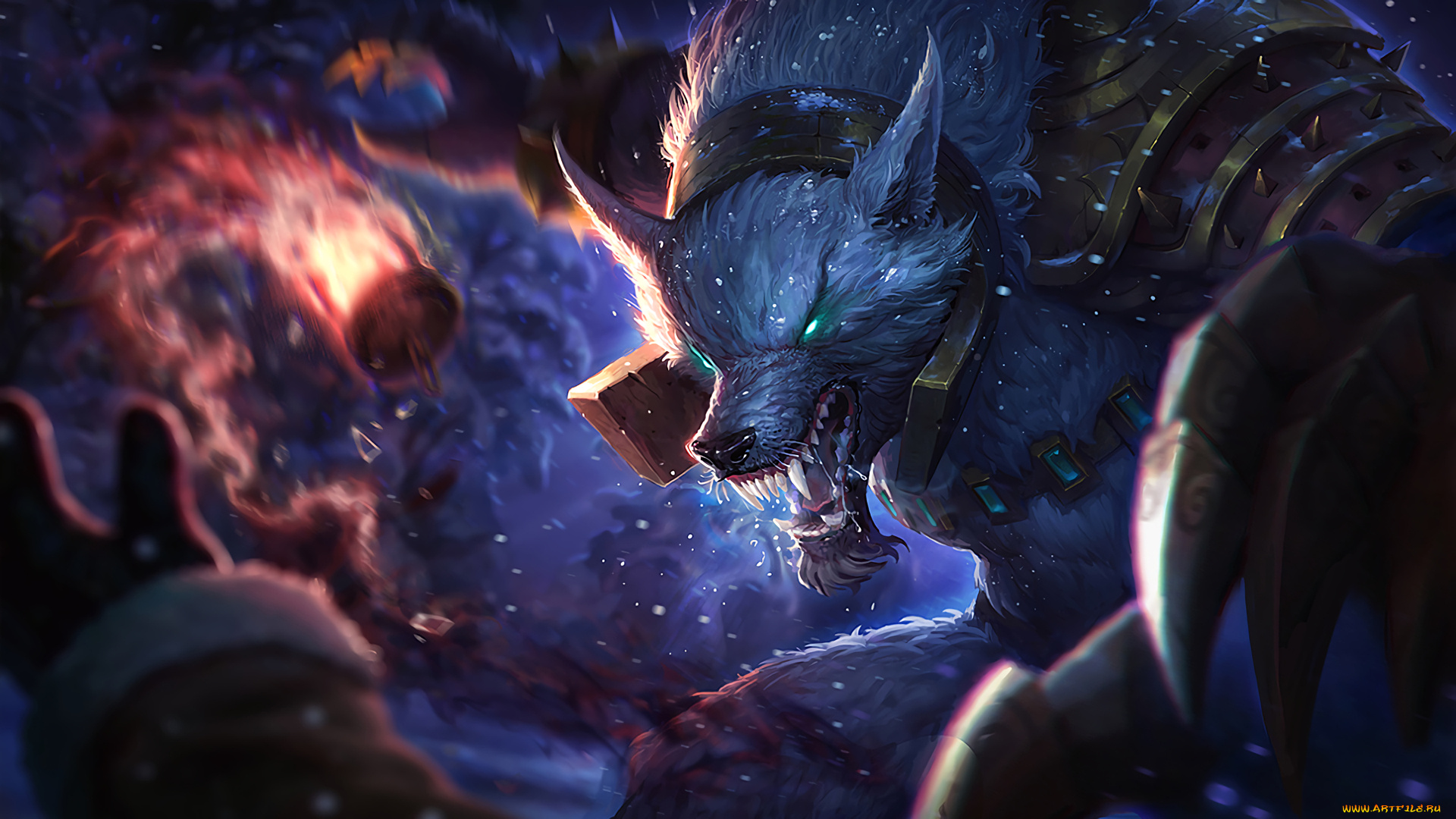 видео, игры, league, of, legends, персонаж, warwick