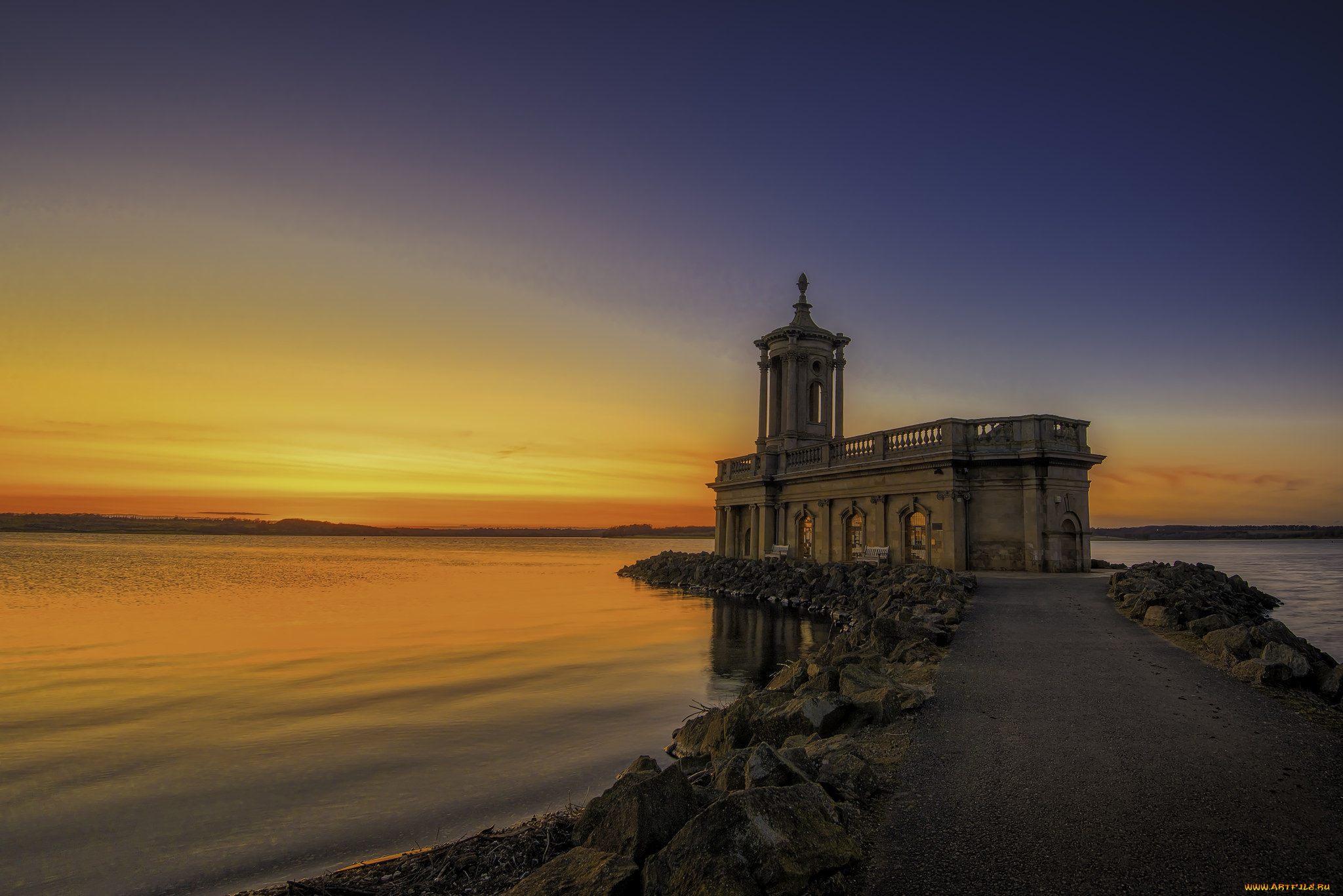 города, -, пейзажи, рассвет