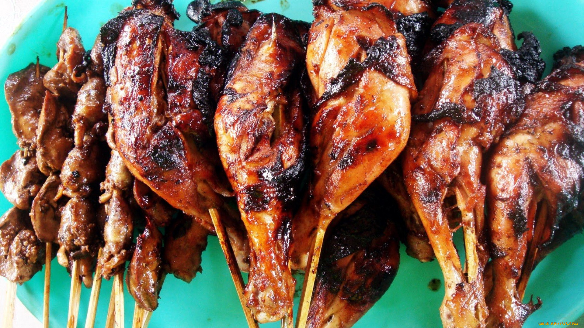 еда, мясные, блюда, курица