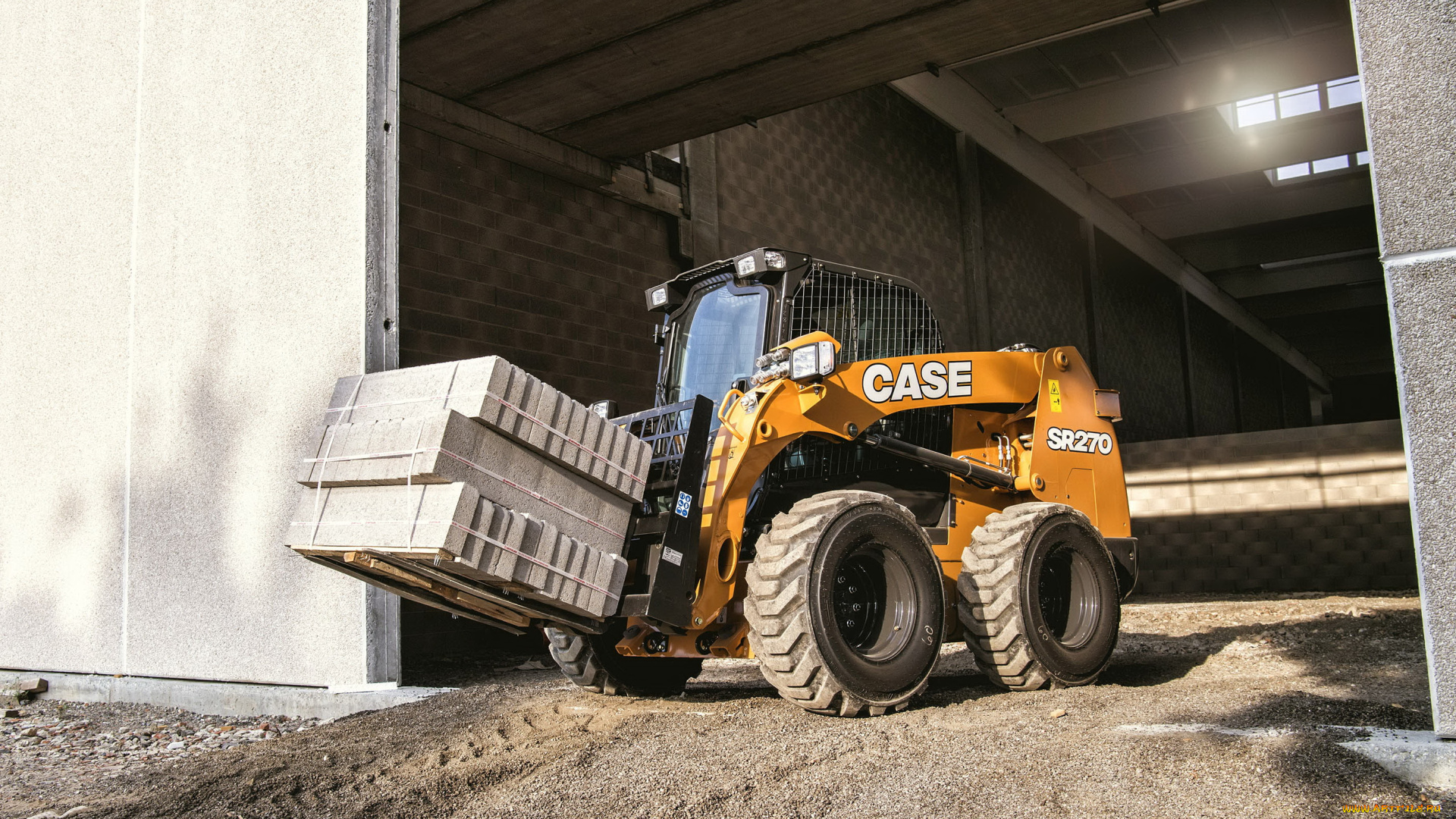 техника, фронтальные, погрузчики, case