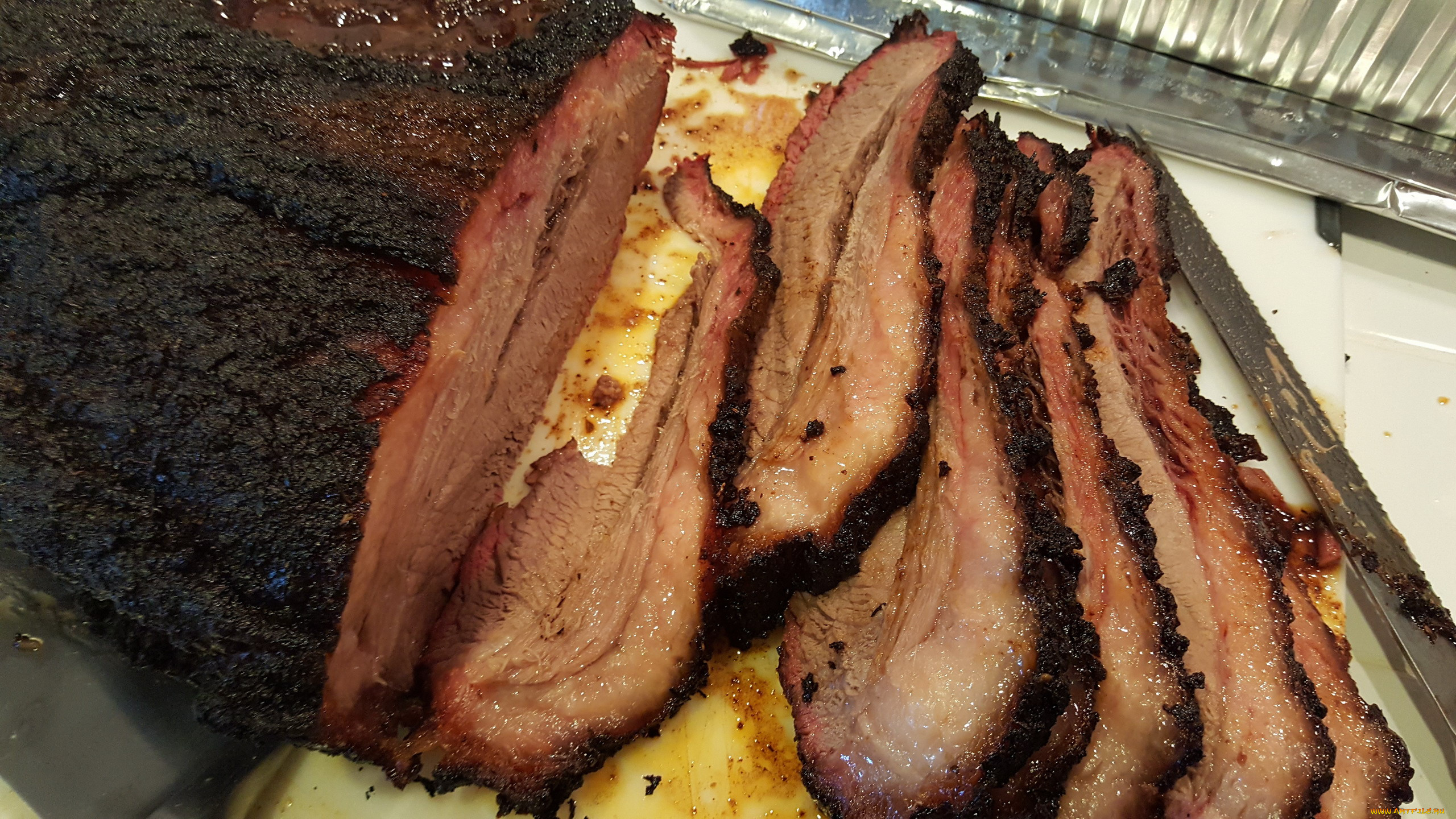 еда, мясные, блюда, запеченная, свинина