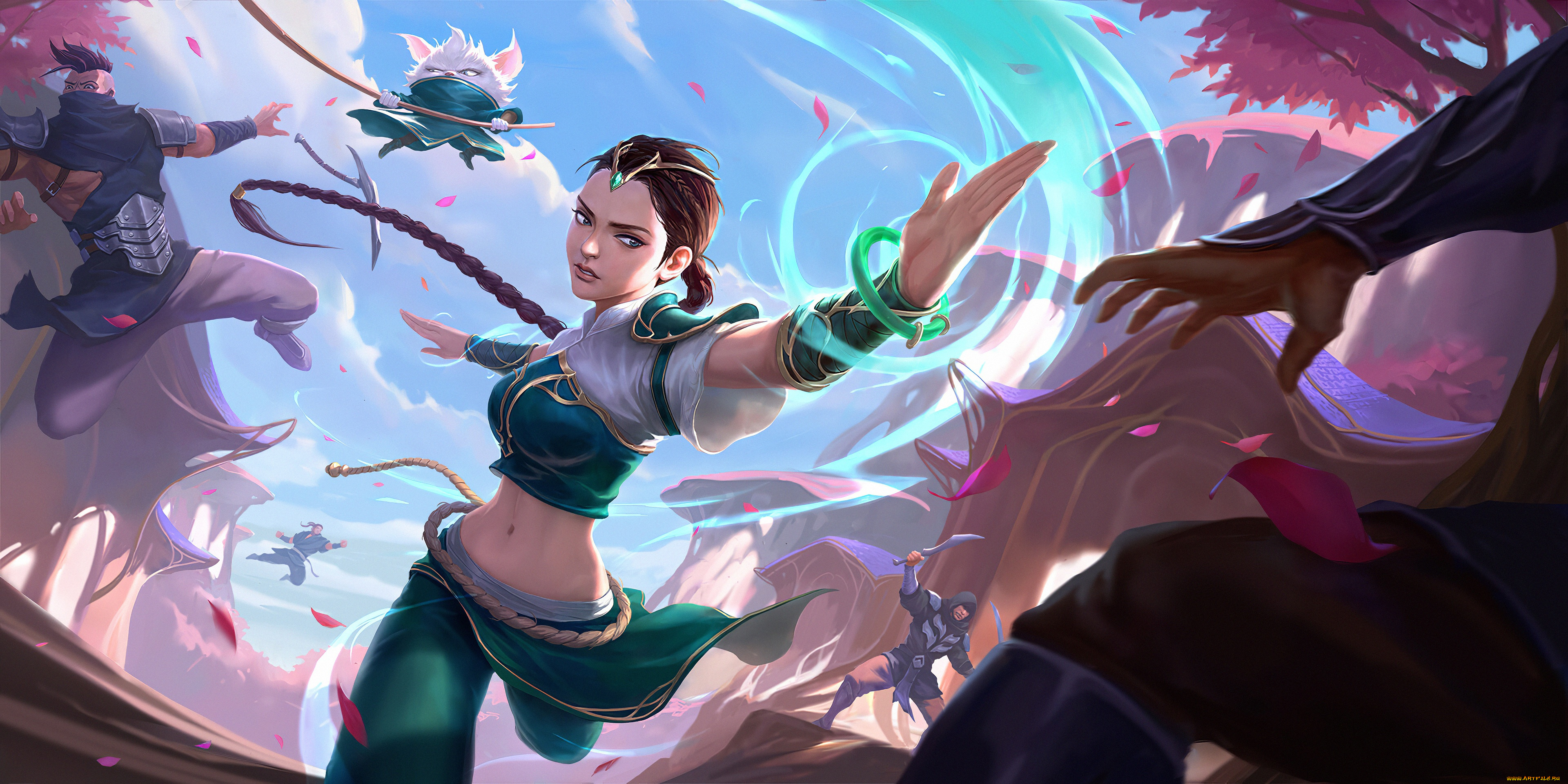 видео, игры, league, of, legends, legends, of, runeterra