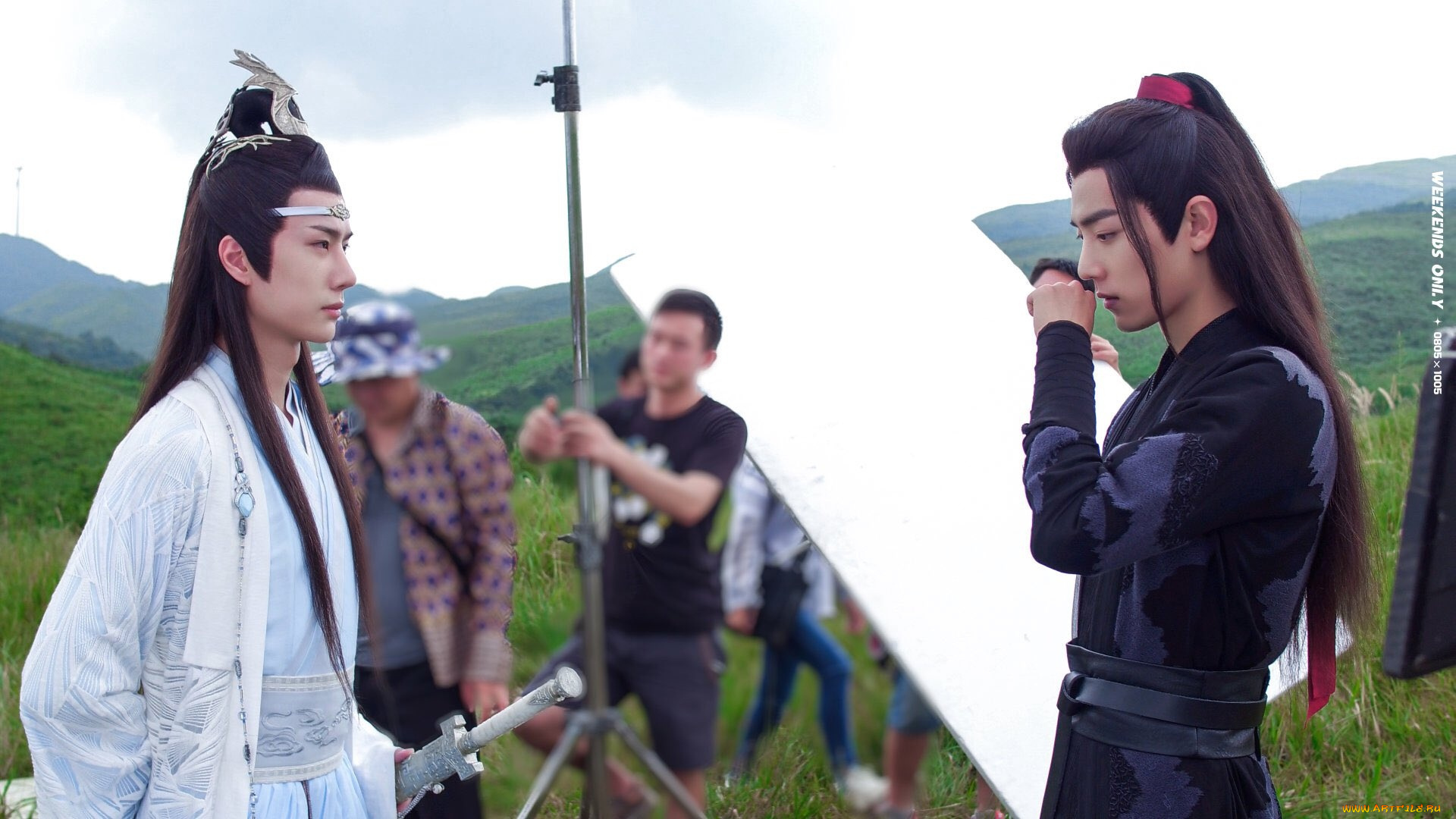 разное, знаменитости, ван, ибо, сяо, чжан, съемки, люди, костюмы