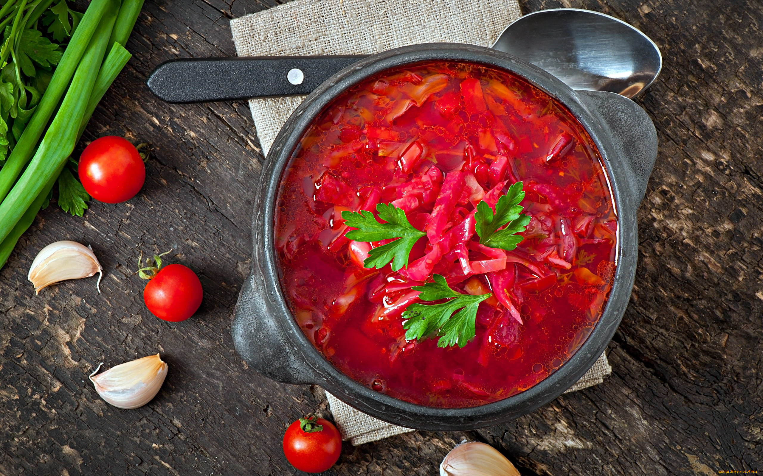 еда, первые, блюда, борщ