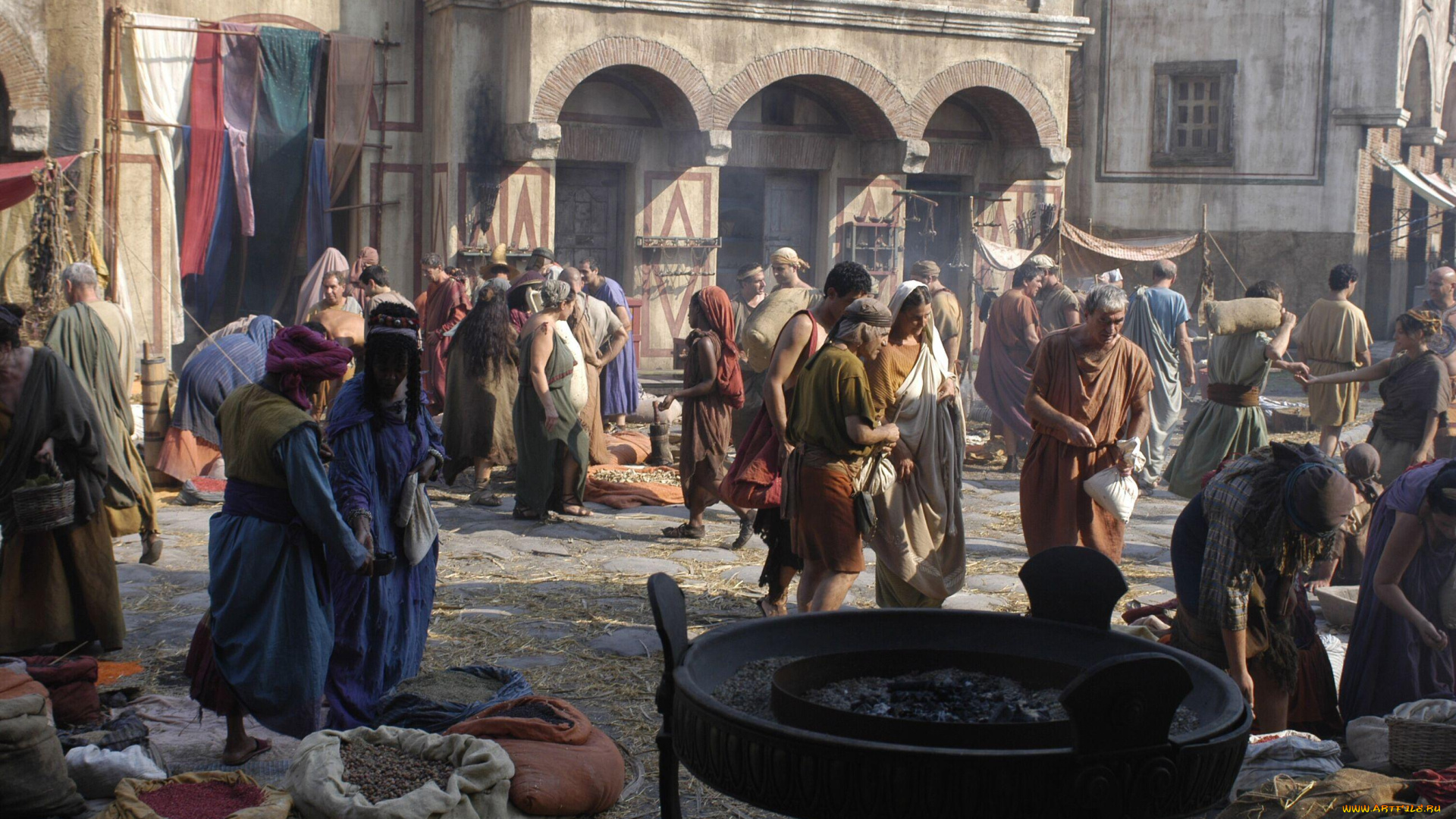 кино, фильмы, rome, люди, базар, город