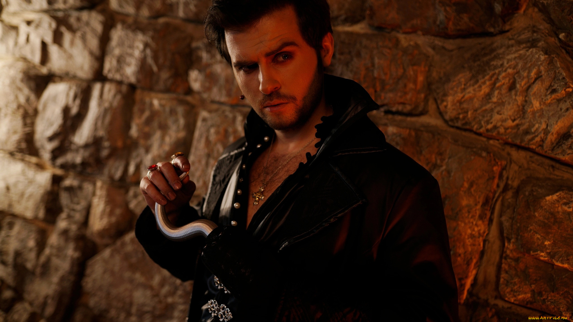 мужчины, -, креатив, , косплей, грейсон, косплей, косплеер, капитан, крюк