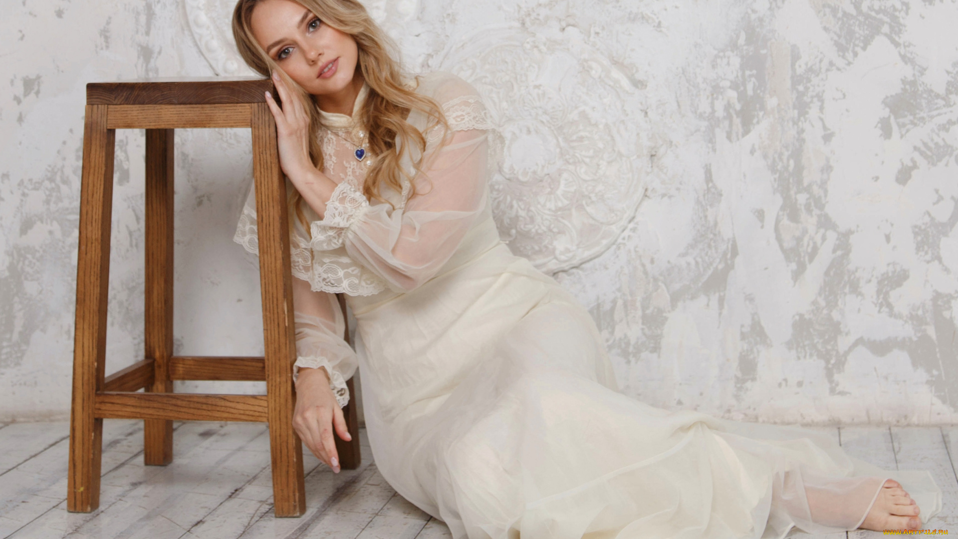 девушки, -, блондинки, , светловолосые, девушка, позирует