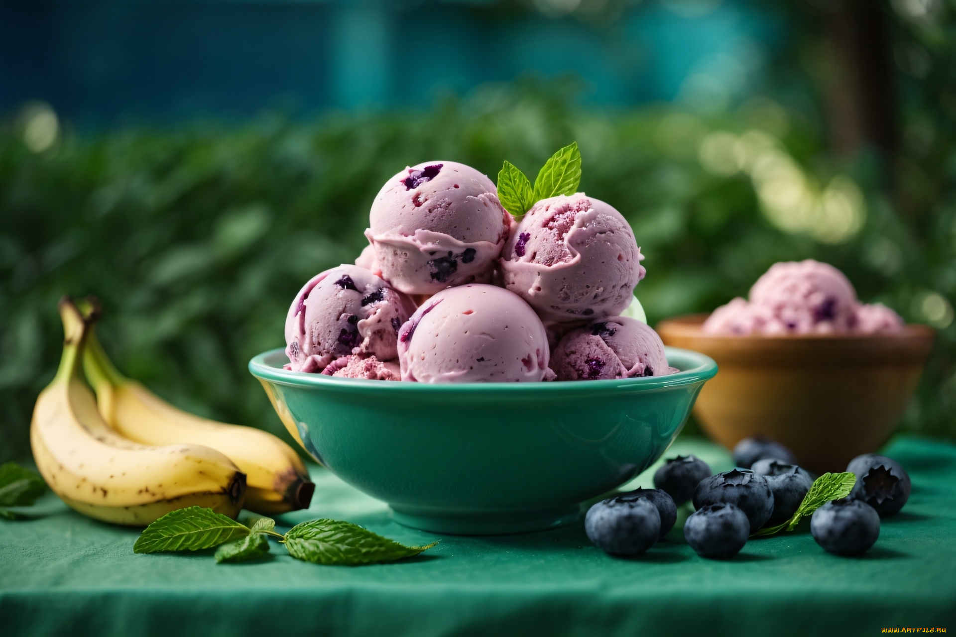 3д, графика, еда-, food, мороженое