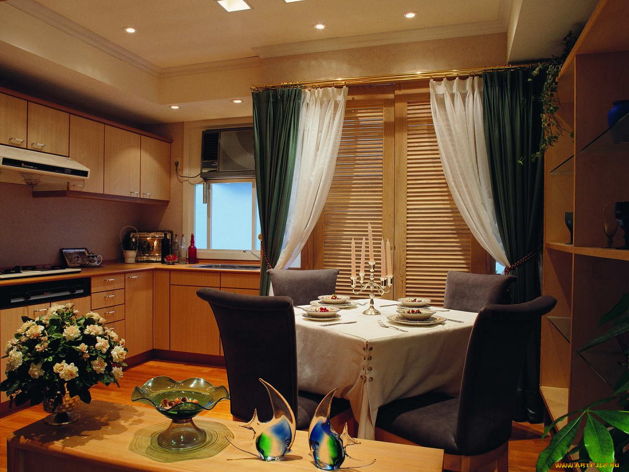 интерьер, столовая