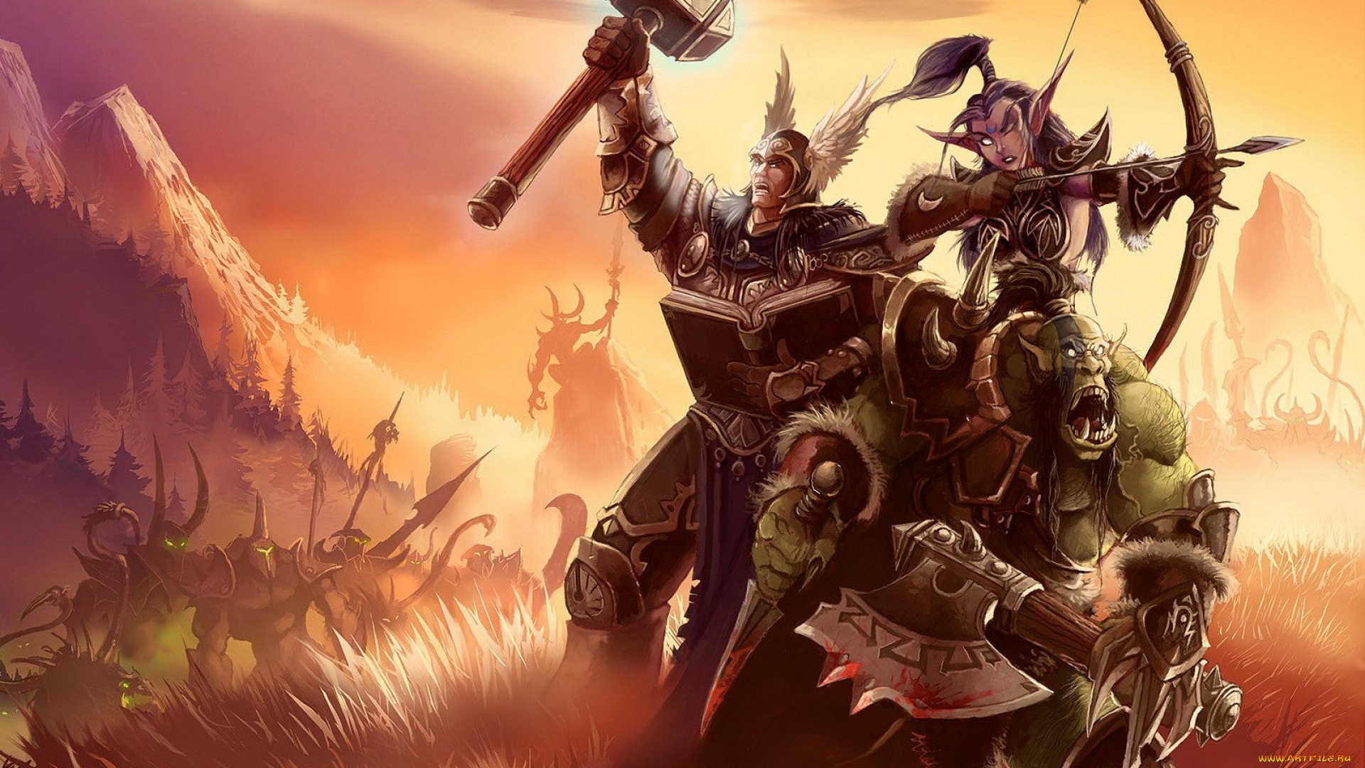 world, of, warcraft, видео, игры