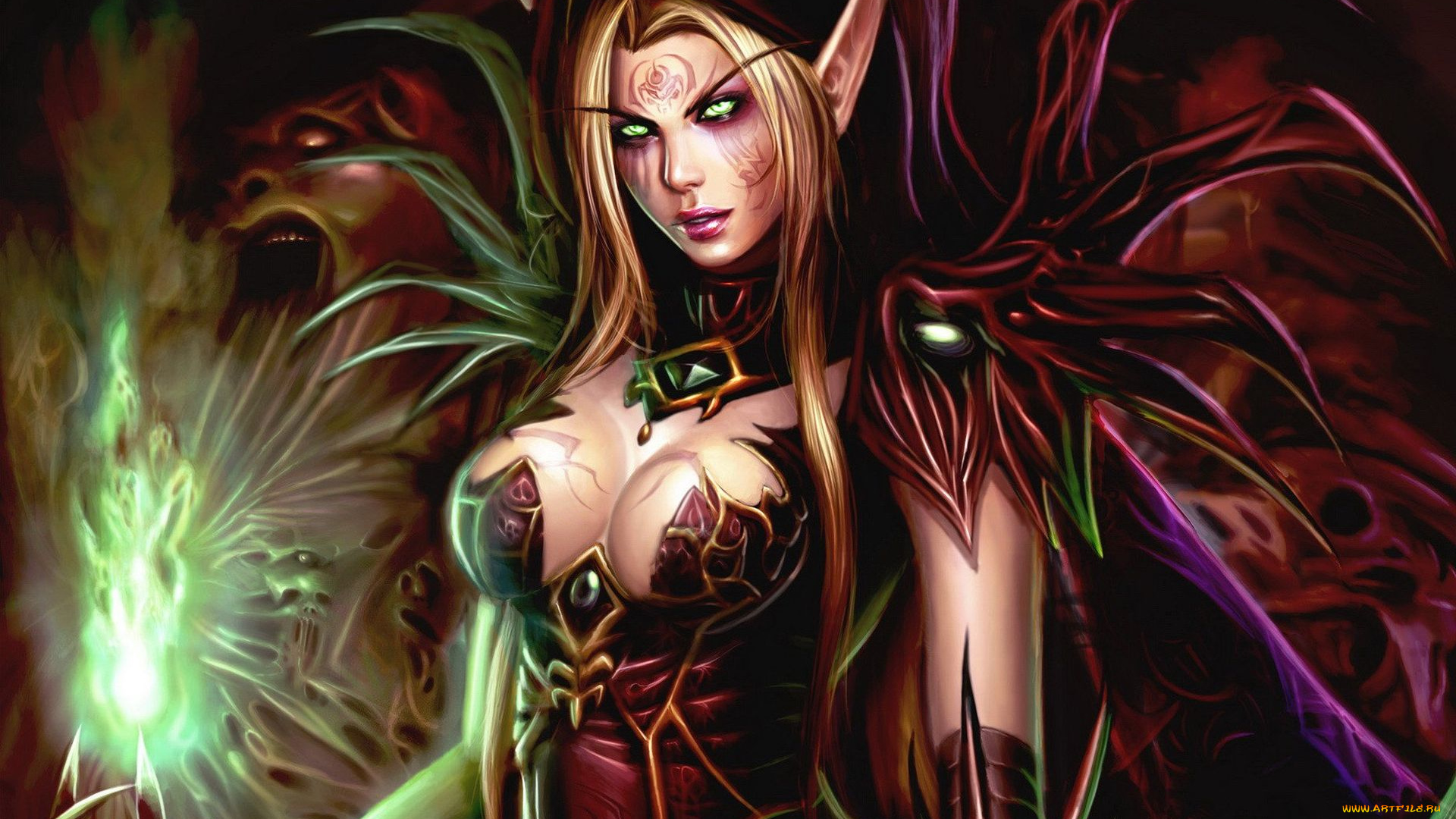 world, of, warcraft, видео, игры, trading, card, game