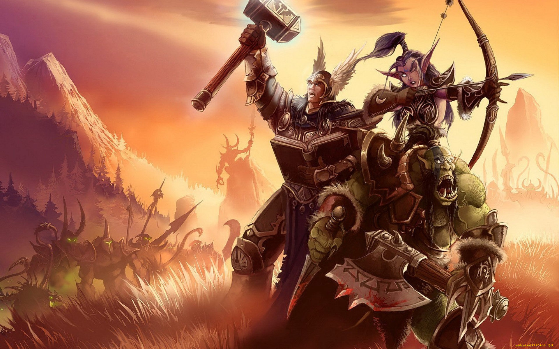 world, of, warcraft, видео, игры