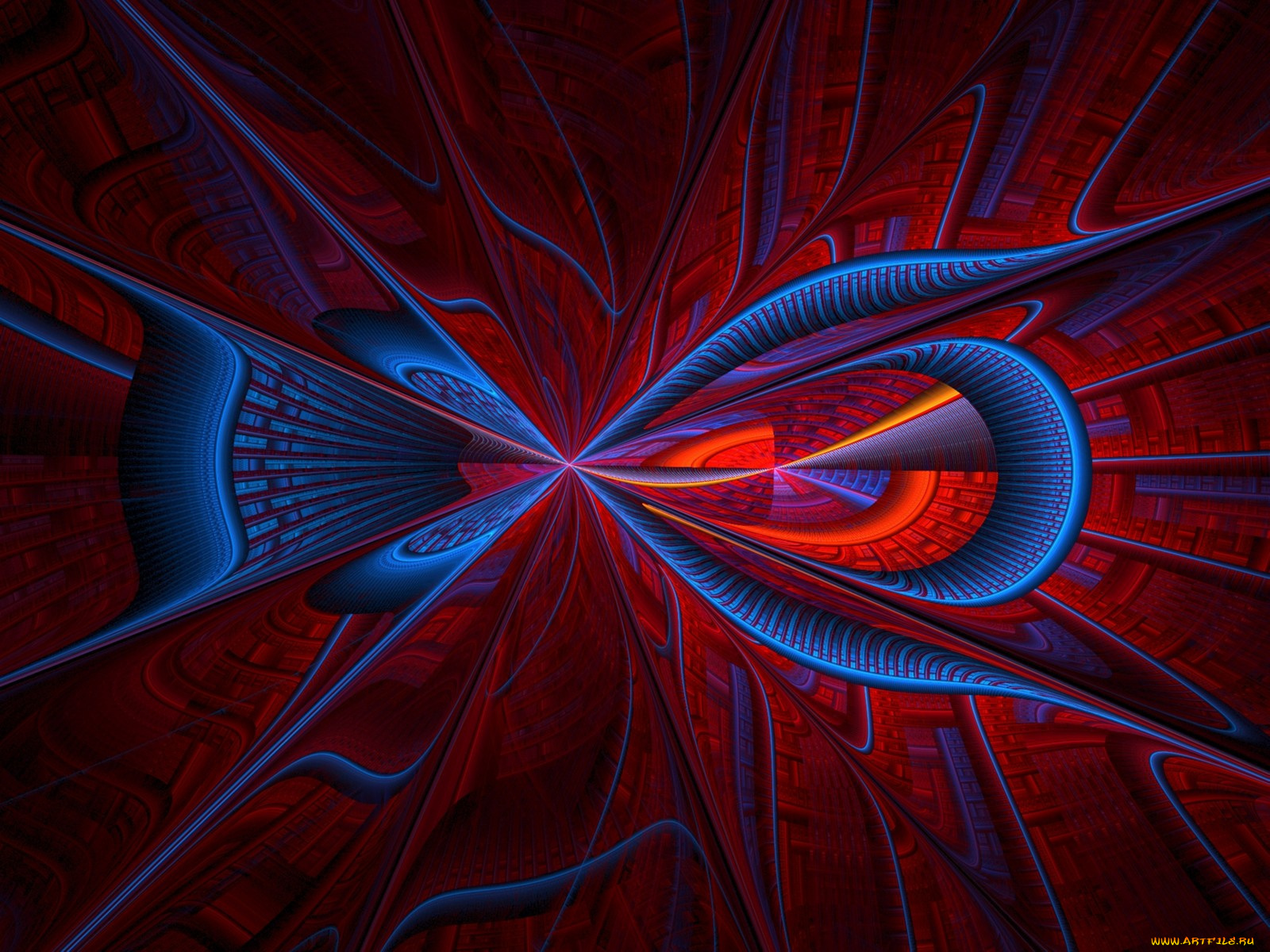 3д, графика, fractal, фракталы, узор, цвета