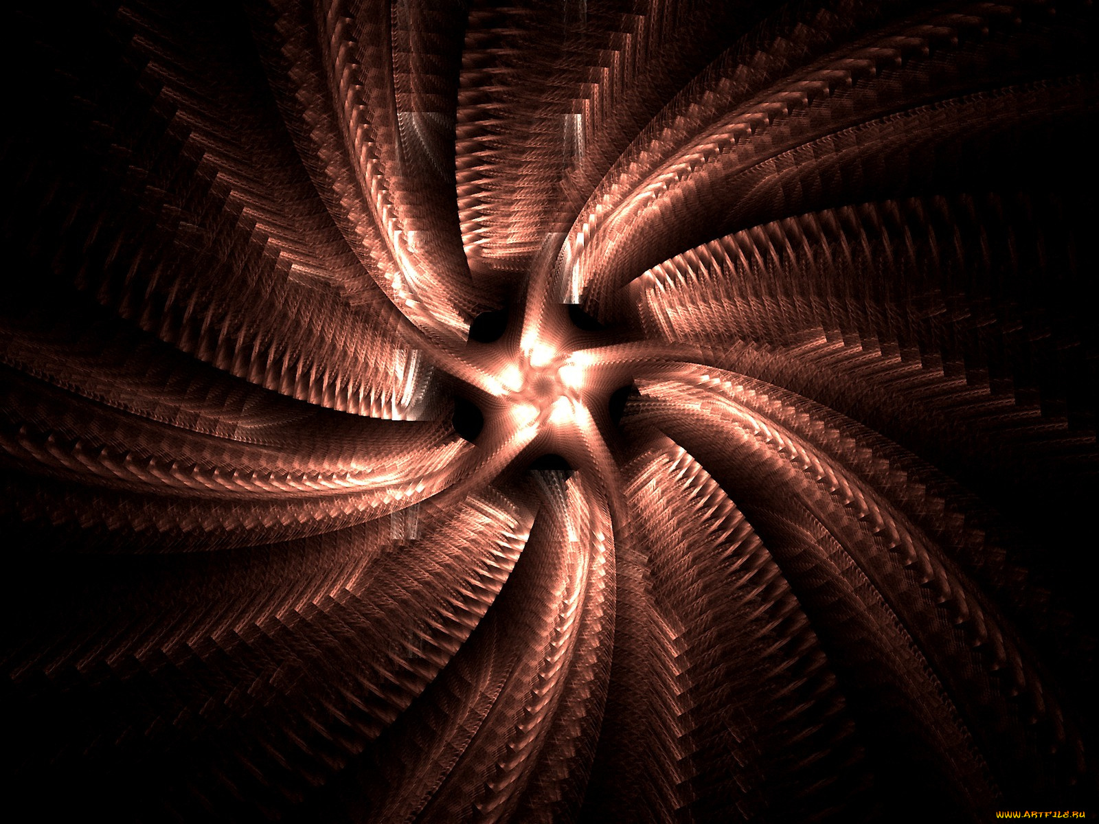 3д, графика, fractal, фракталы, узор, цвета, фон