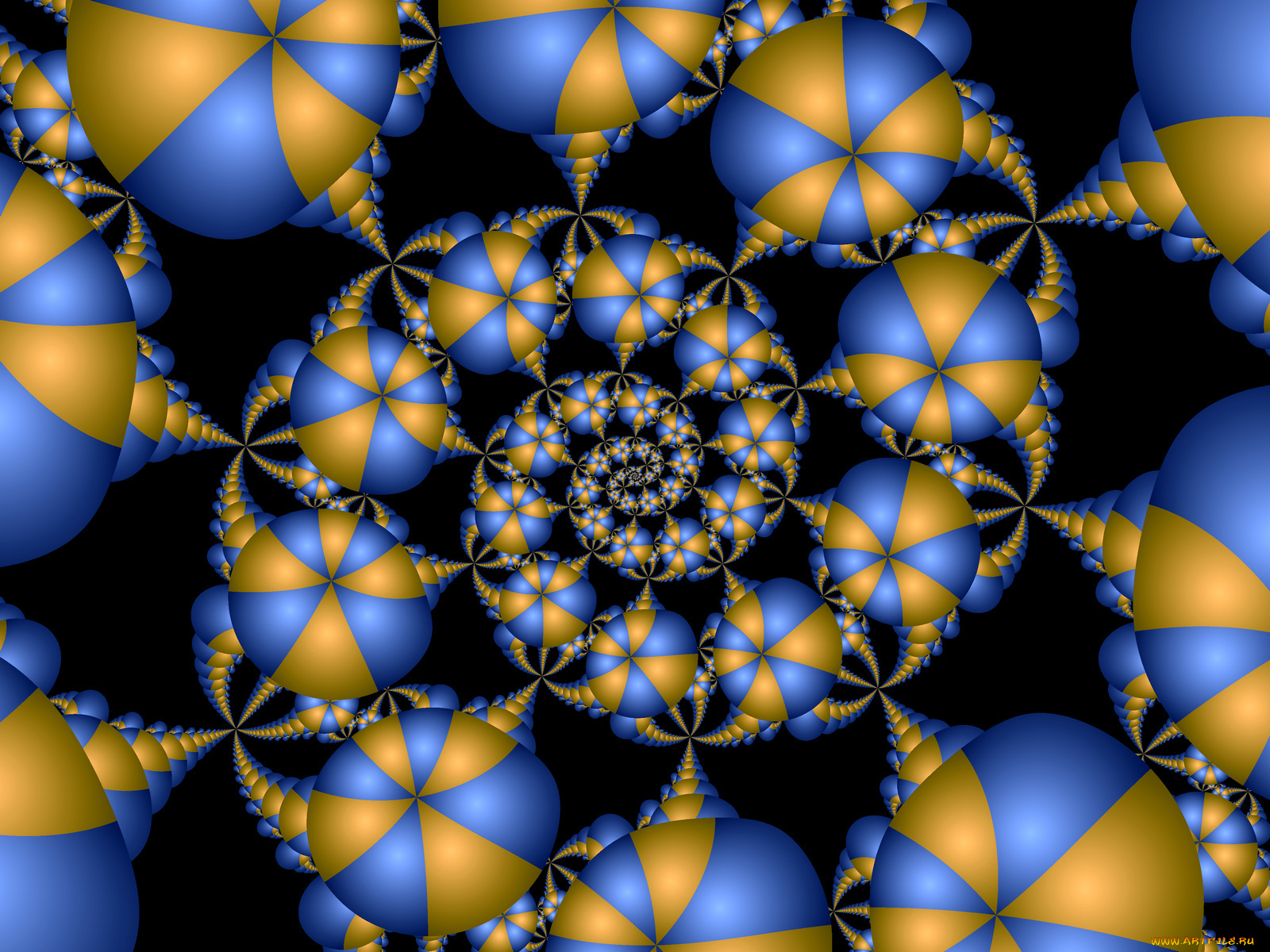 3д, графика, fractal, фракталы, узор, цвета, фон