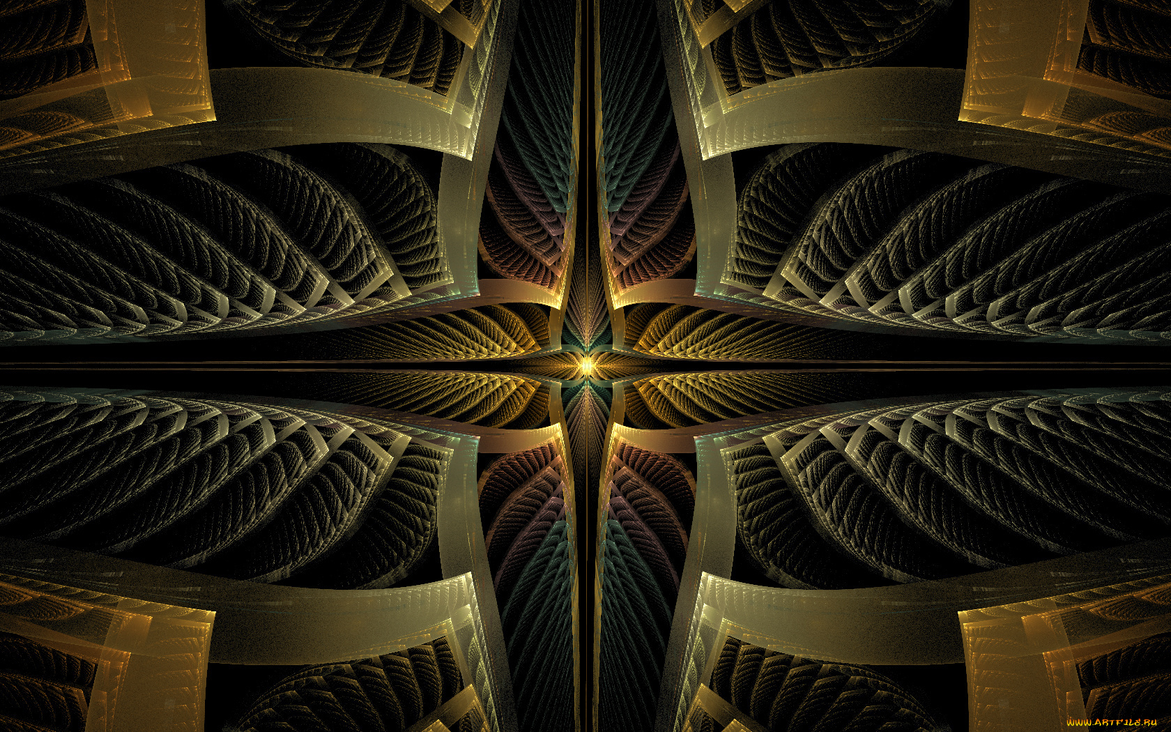 3д, графика, fractal, фракталы, узор, цвета, фон