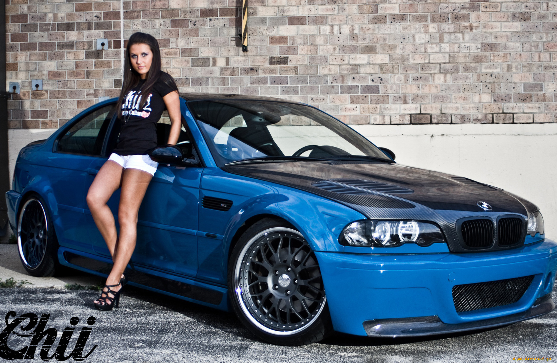 автомобили, авто, девушками