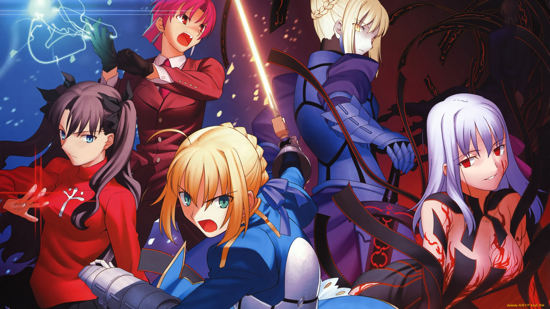 аниме, fate, stay, night