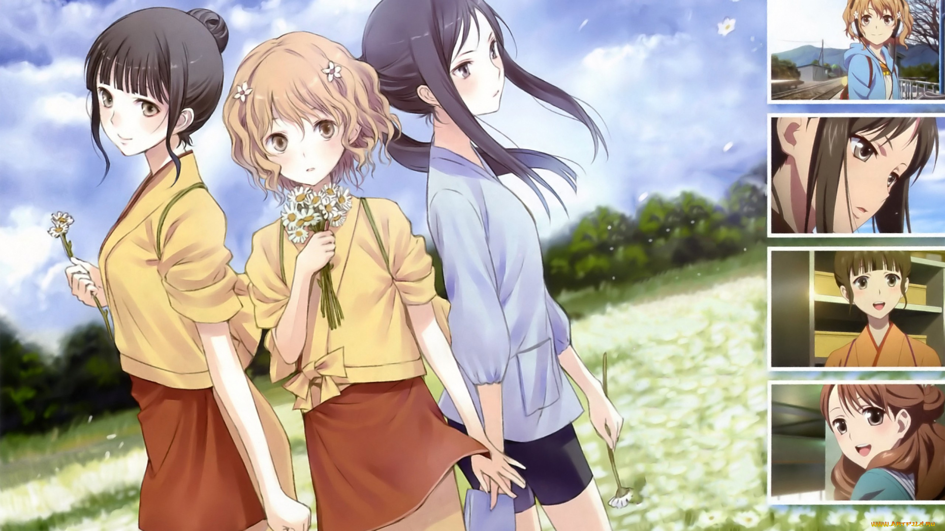 аниме, hana, saku, iroha, hana-saku