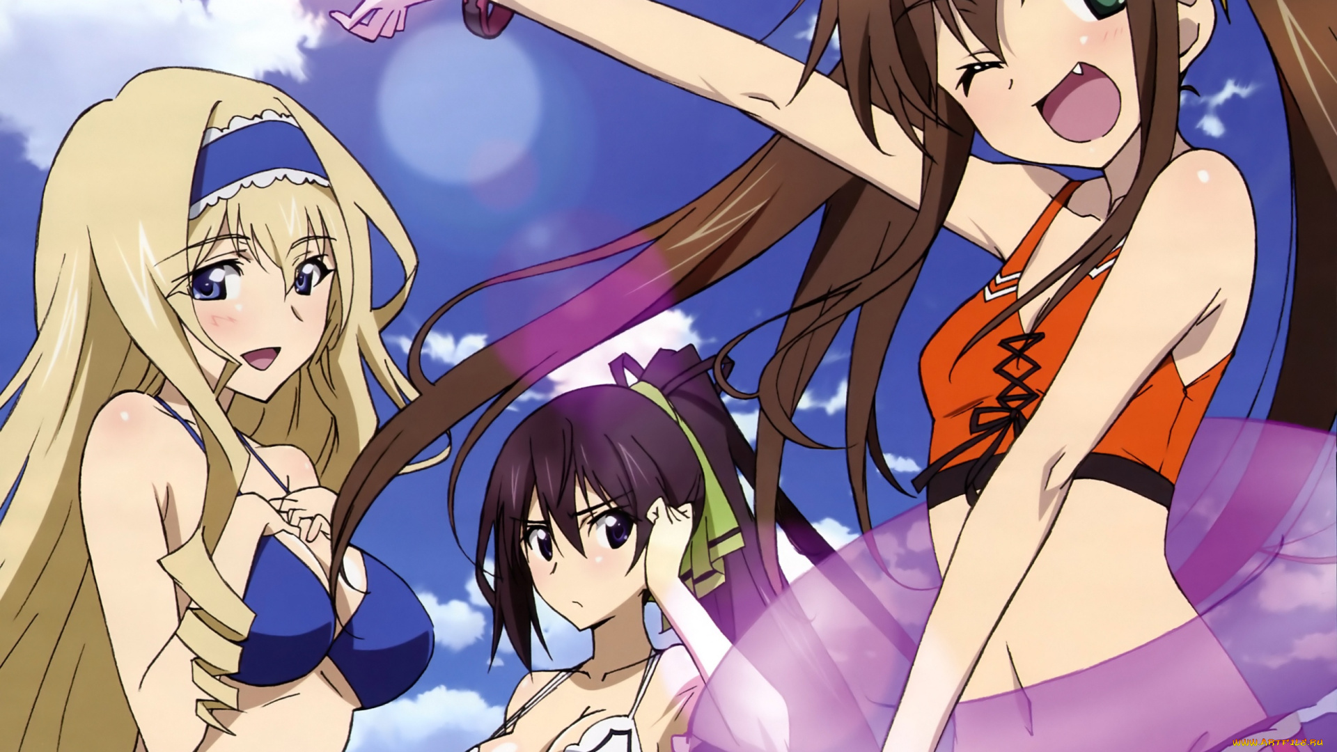 аниме, infinite, stratos