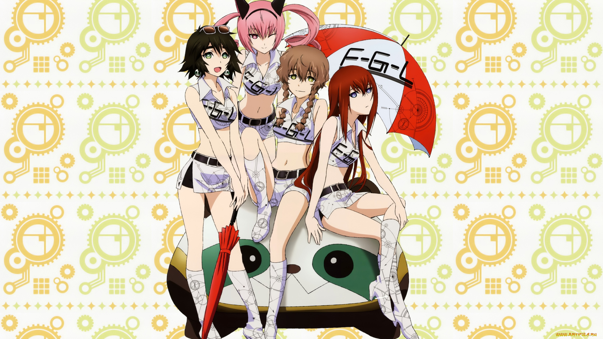 аниме, steins, gate