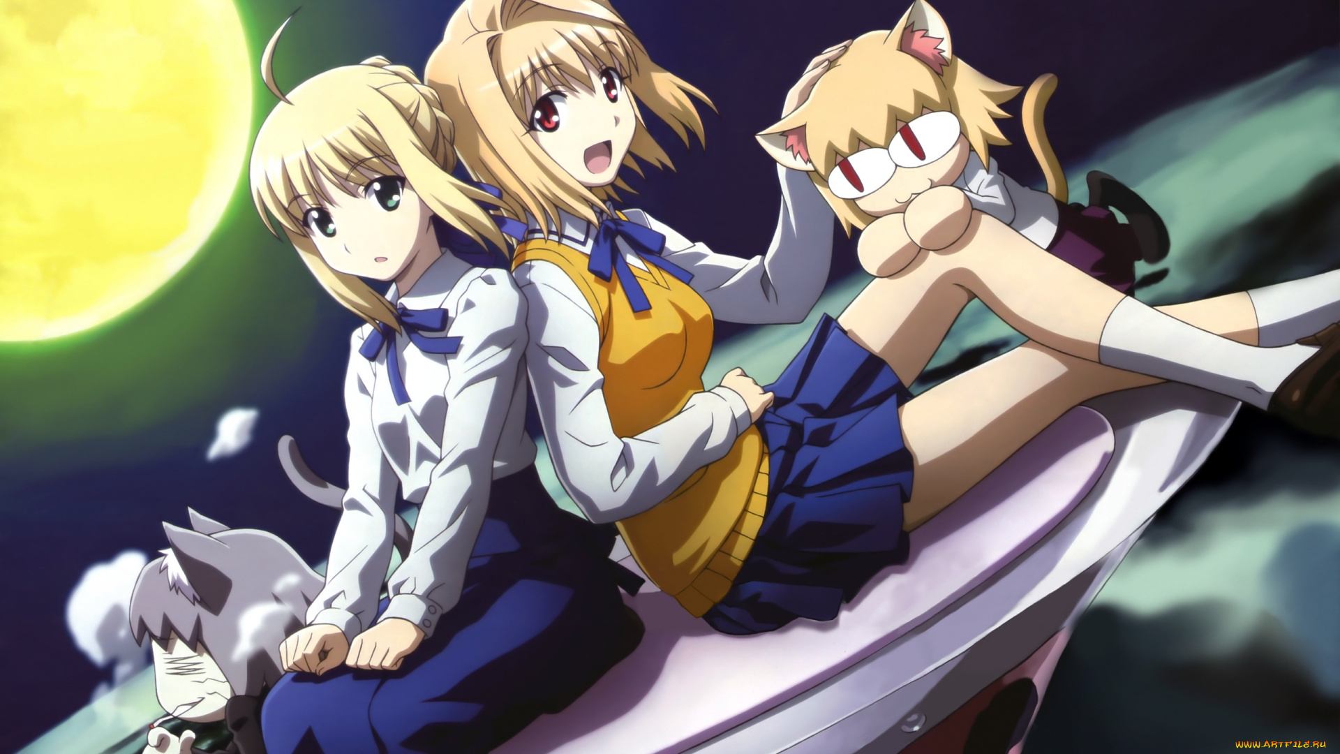 аниме, tsukihime, fate