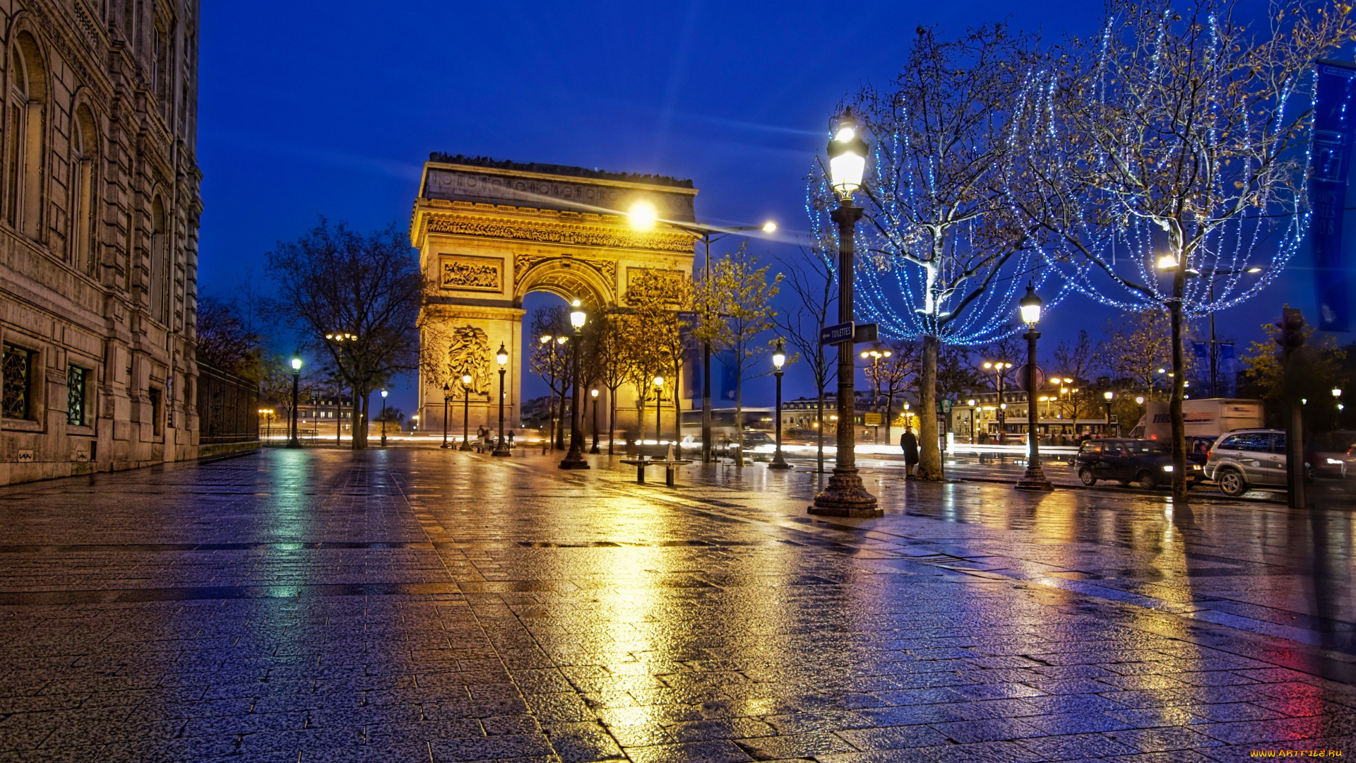 arc, de, triomphe, paris, города, париж, франция, france, триумфальная, арка