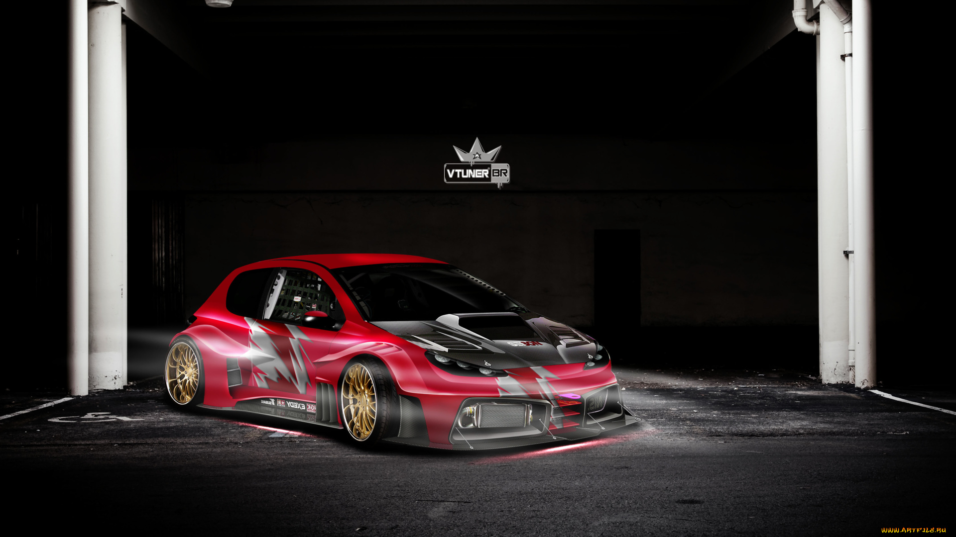 автомобили, виртуальный, тюнинг, design