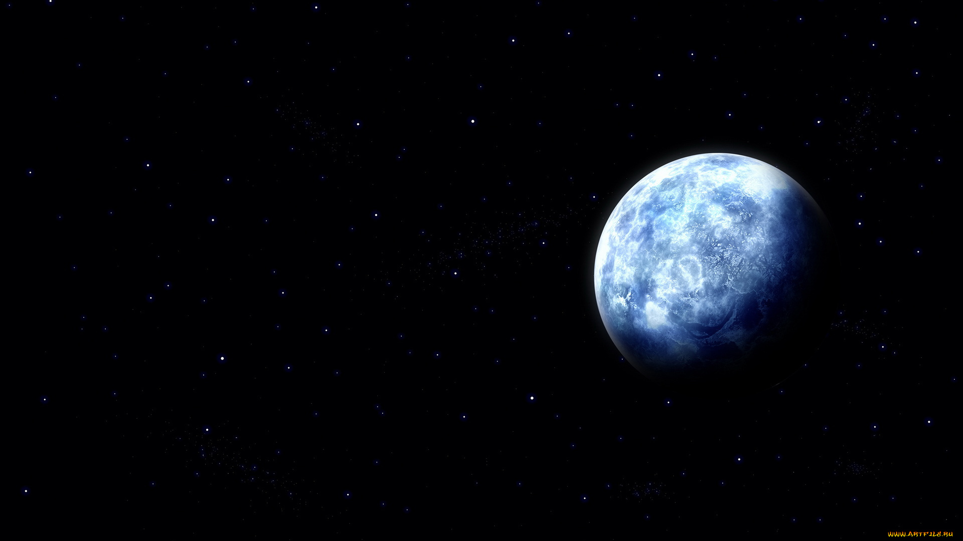 космос, луна, вселенная, звезды, планеты