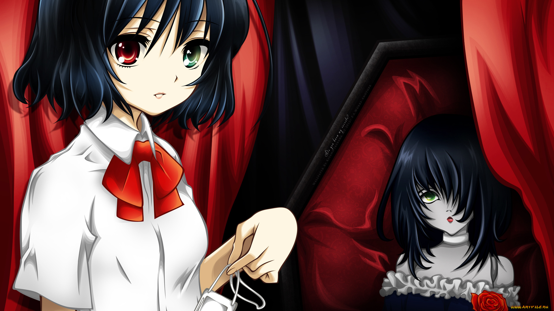 misaki, mei, аниме, another