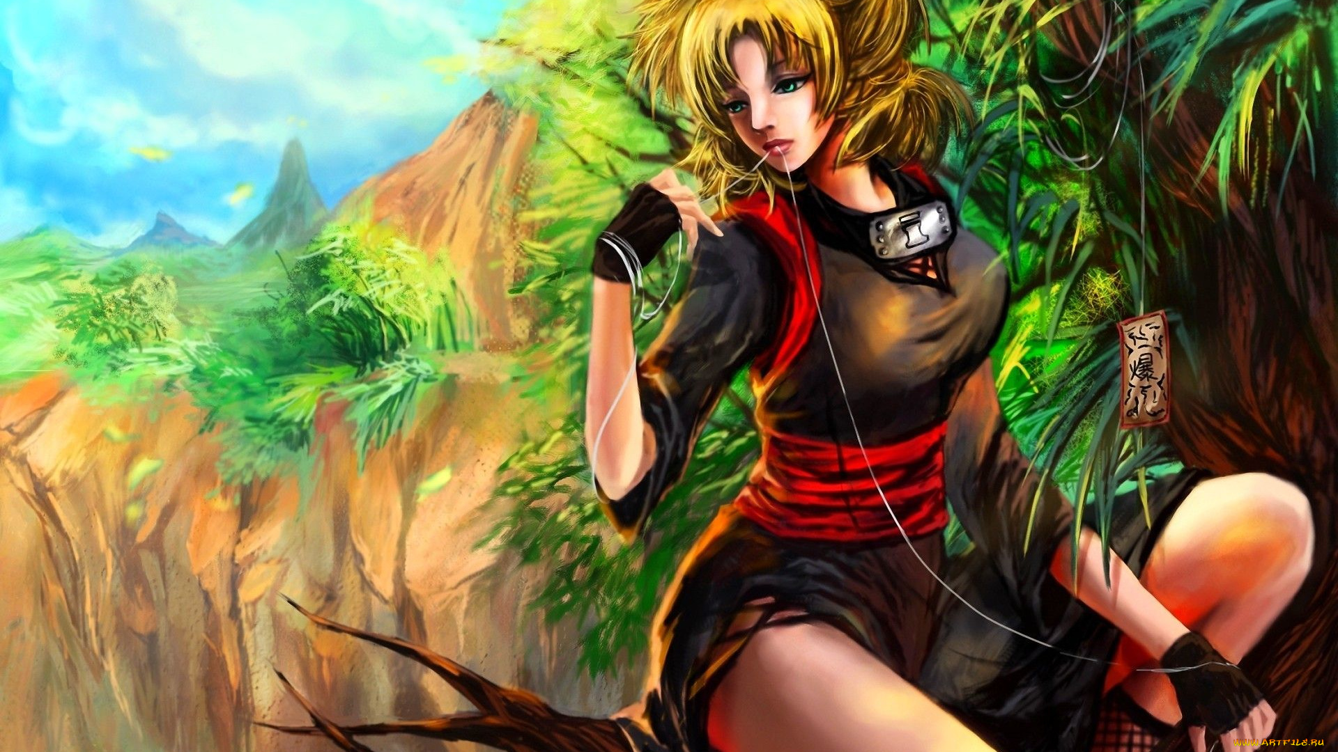 naruto, аниме, temari