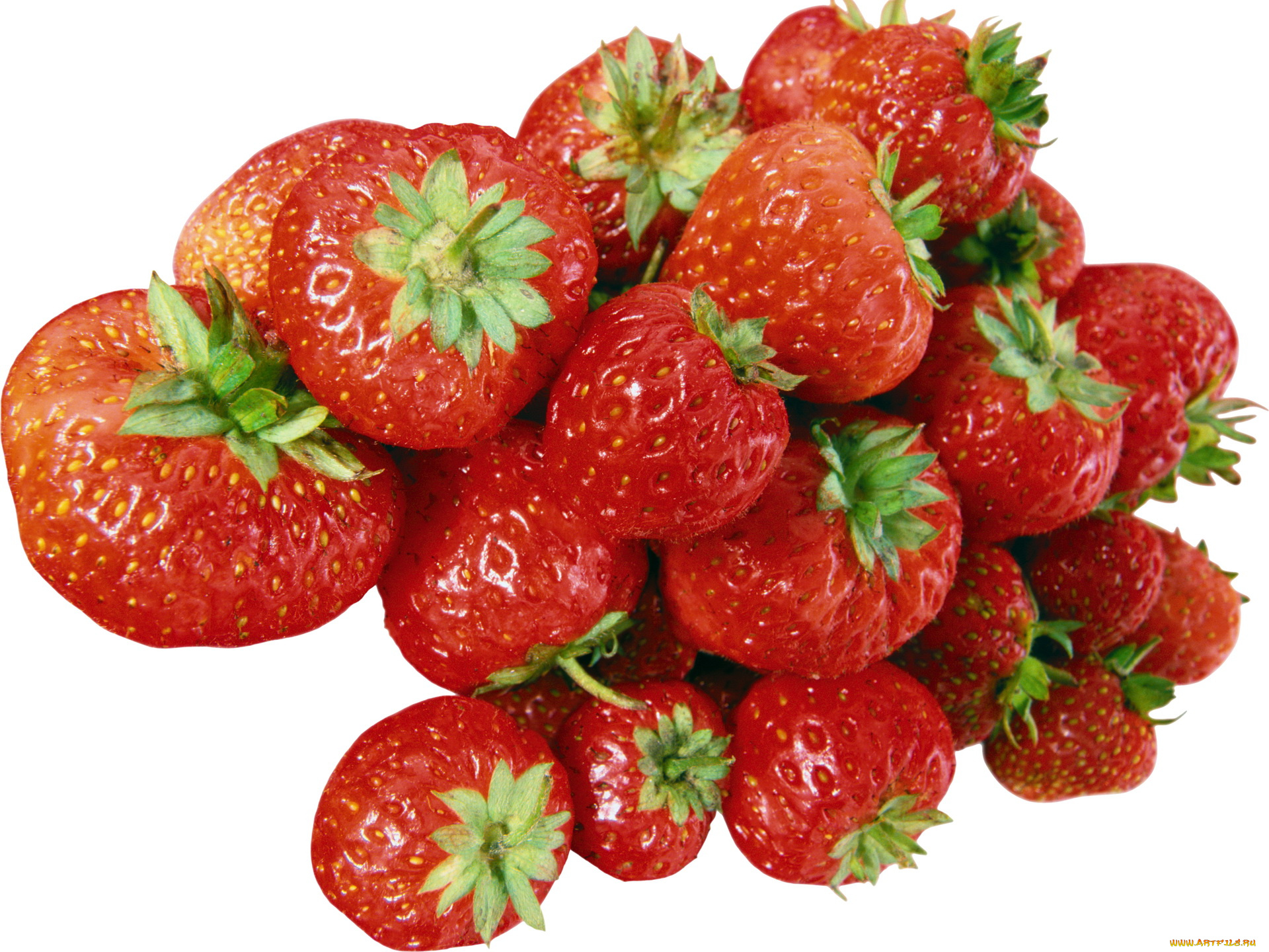 еда, клубника, земляника