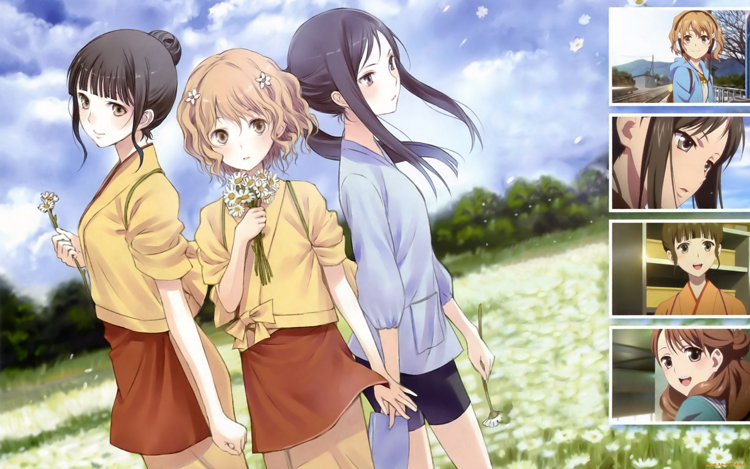 аниме, hana, saku, iroha, hana-saku