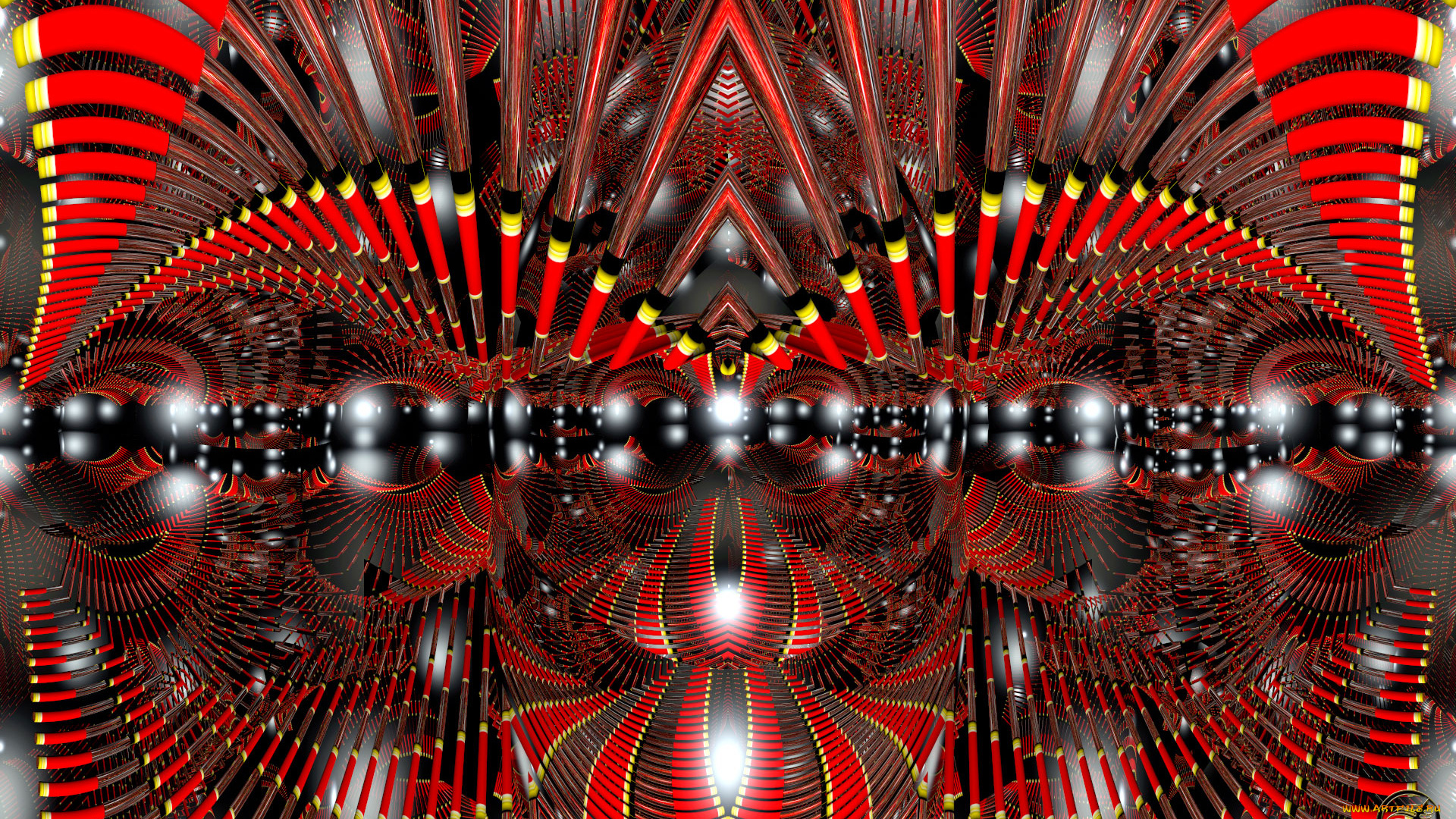 3д, графика, fractal, фракталы, узор